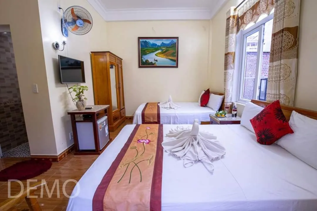 Bed in Thien Thanh Hotel