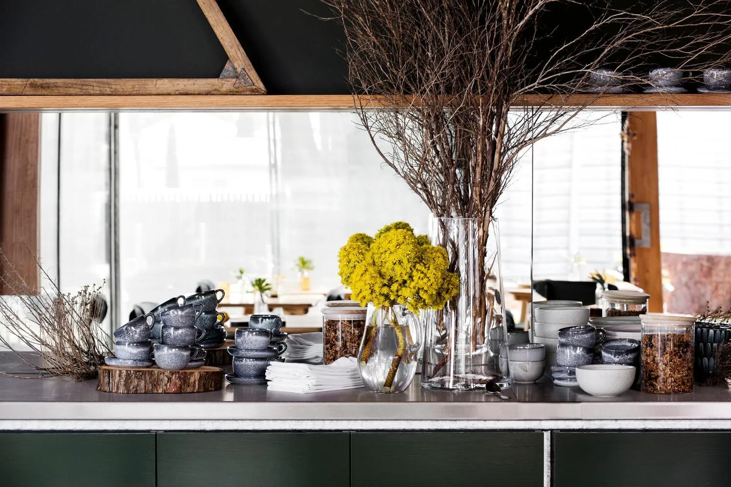 Continental breakfast in Drift House