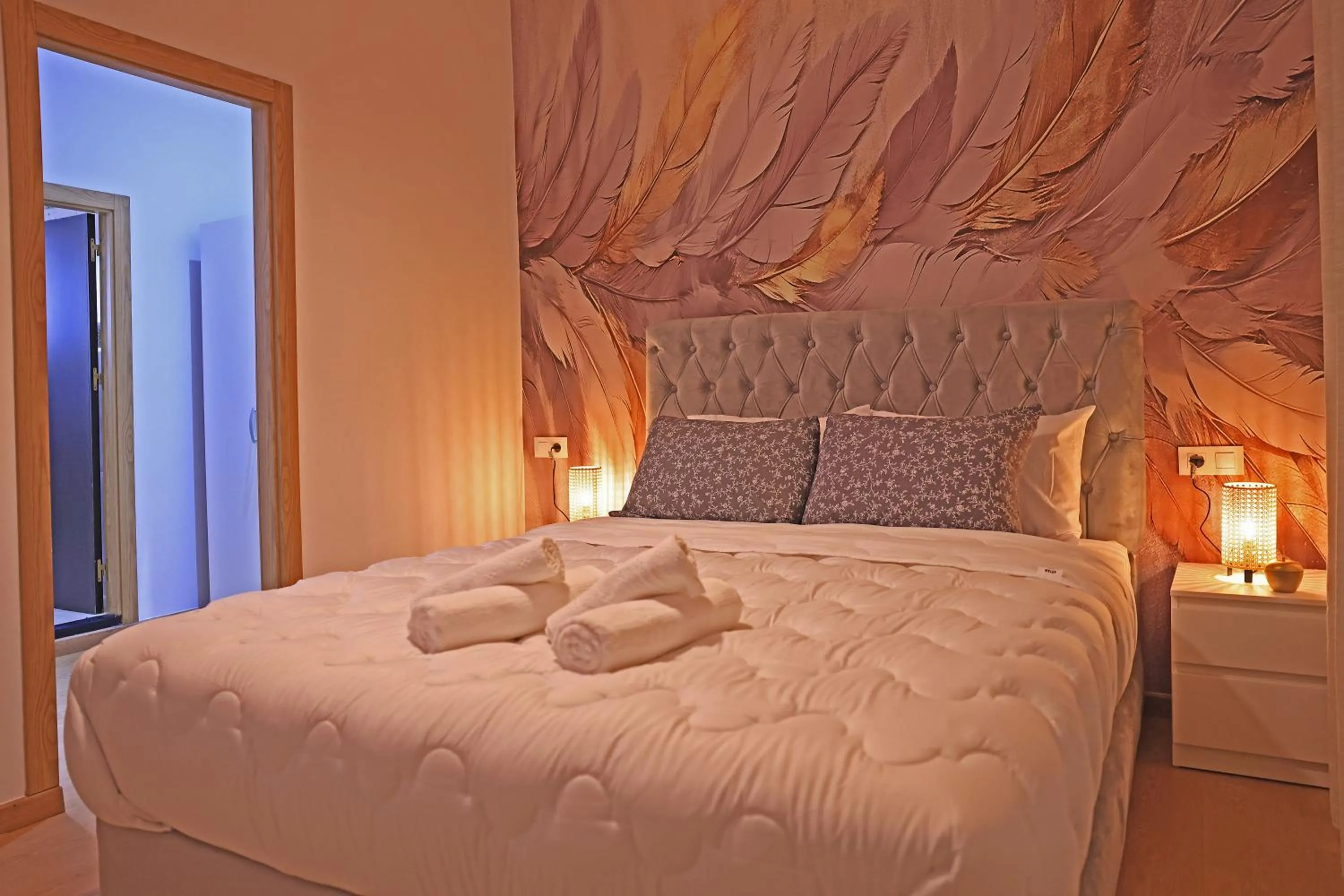 Bed in Hotel La Casa Blanca