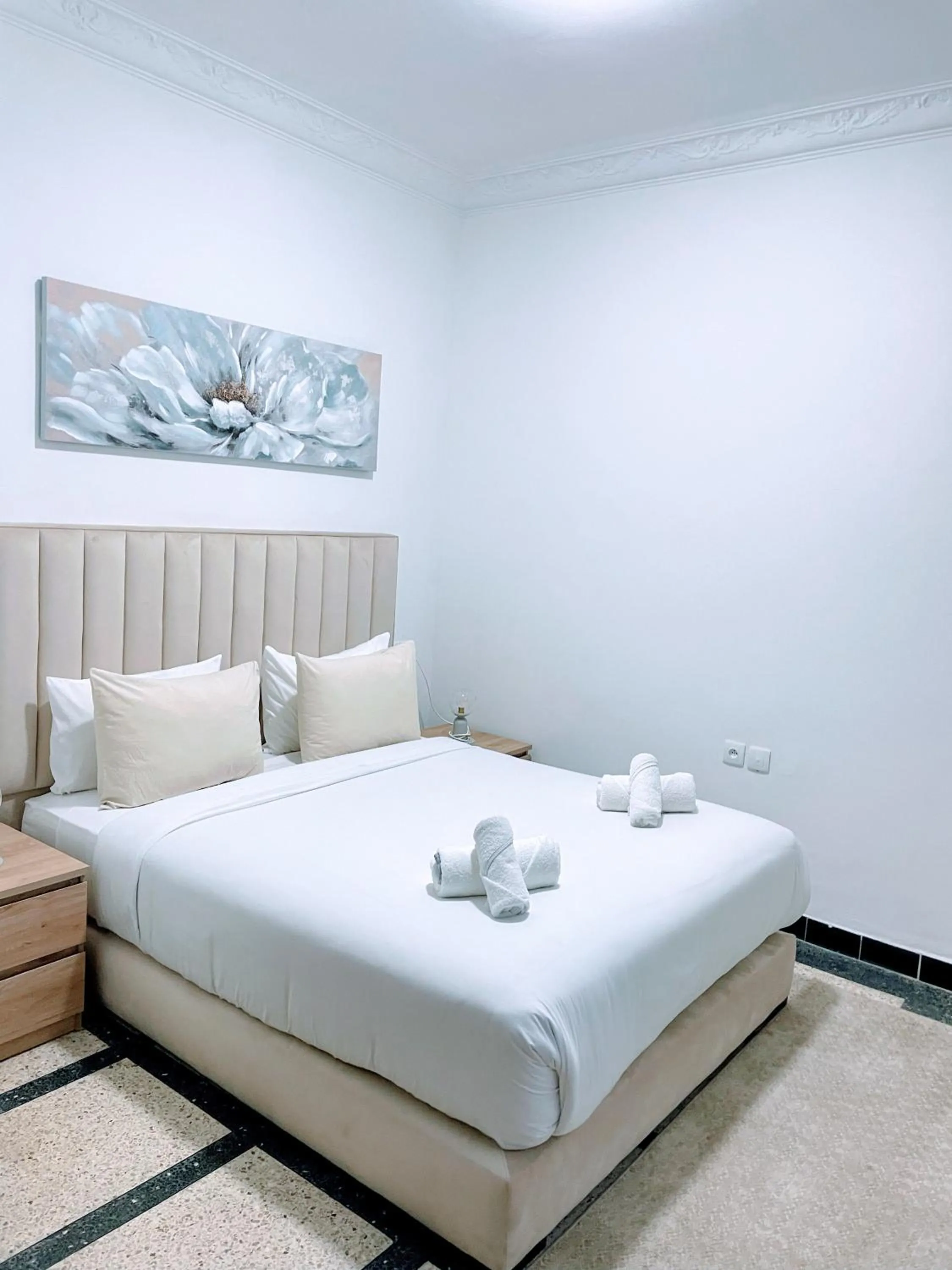 Bed in Hotel La Casa Blanca