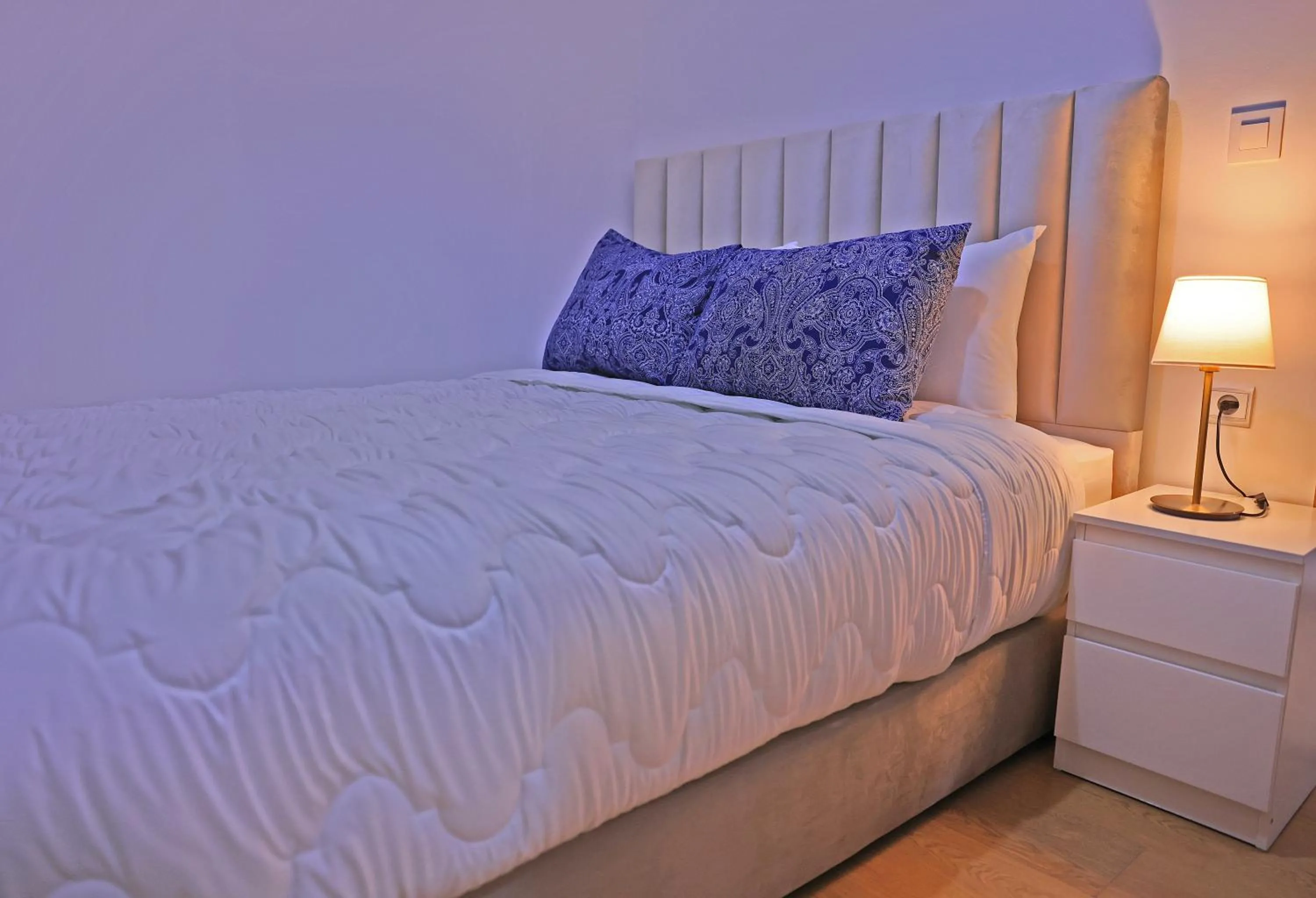 Bed in Hotel La Casa Blanca