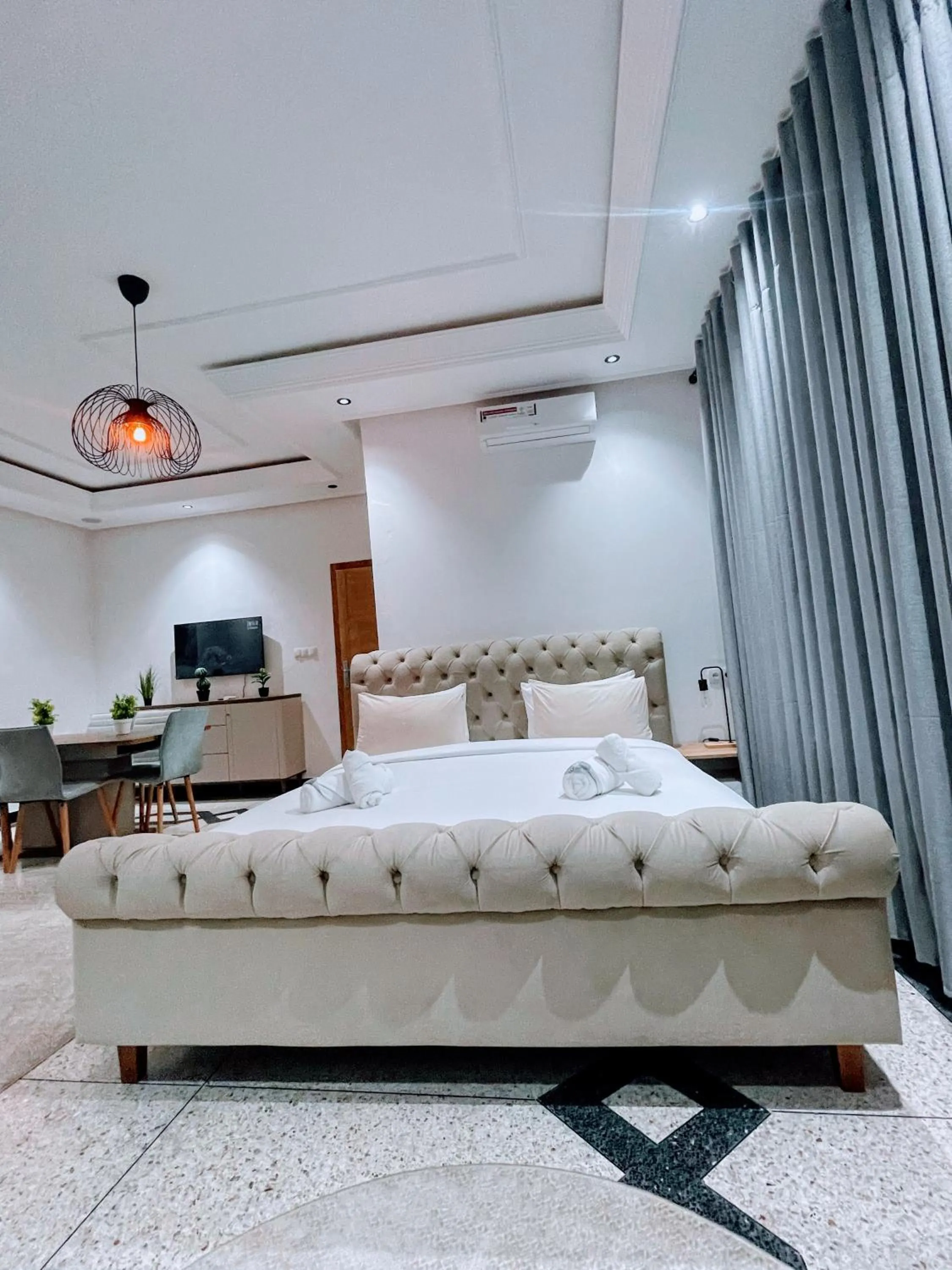 Bed in Hotel La Casa Blanca