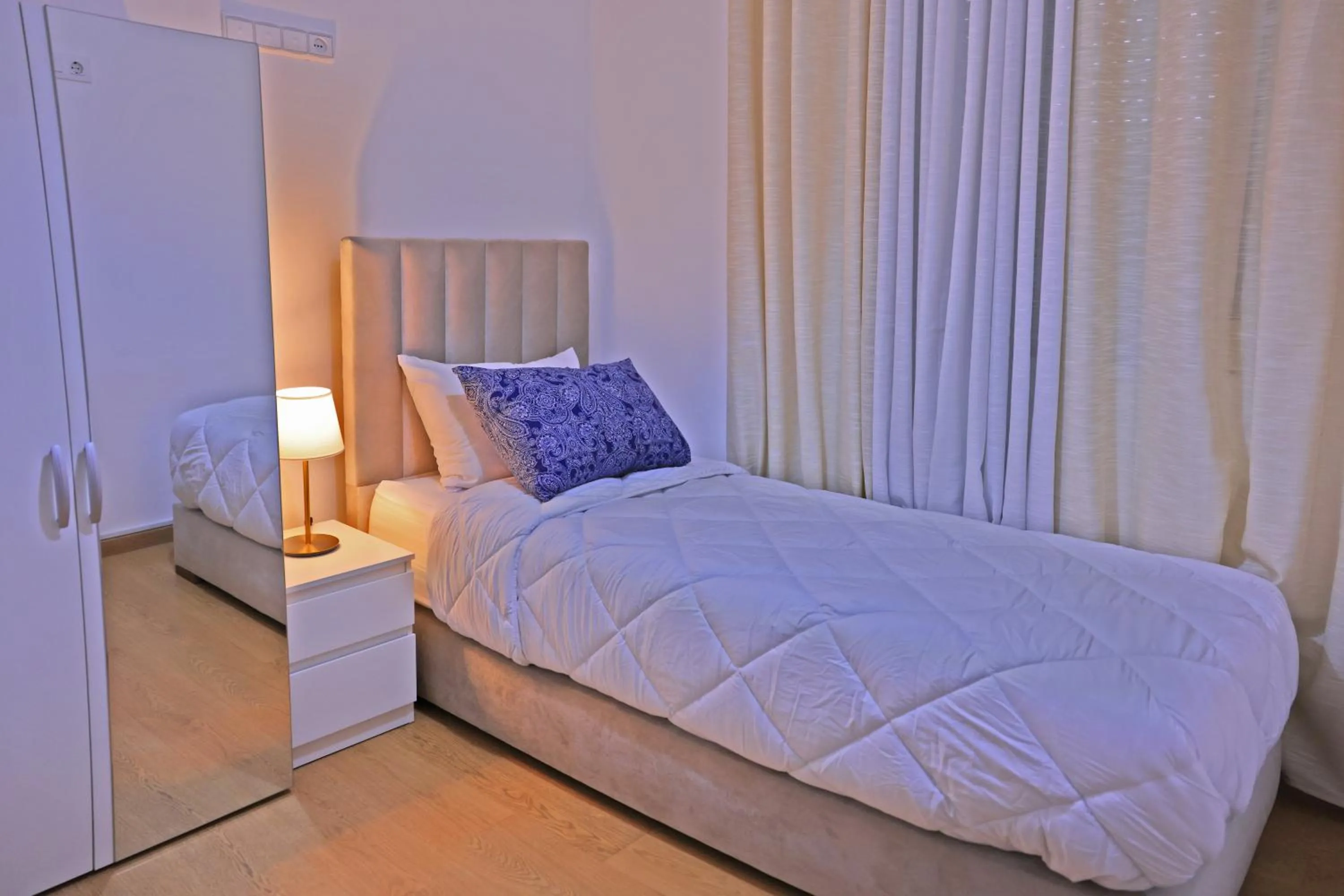 Bed in Hotel La Casa Blanca