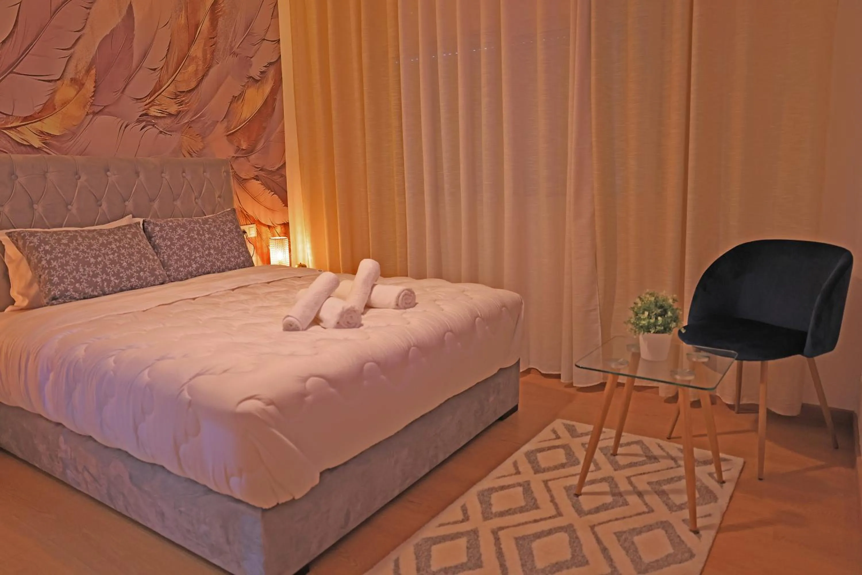 Bed in Hotel La Casa Blanca