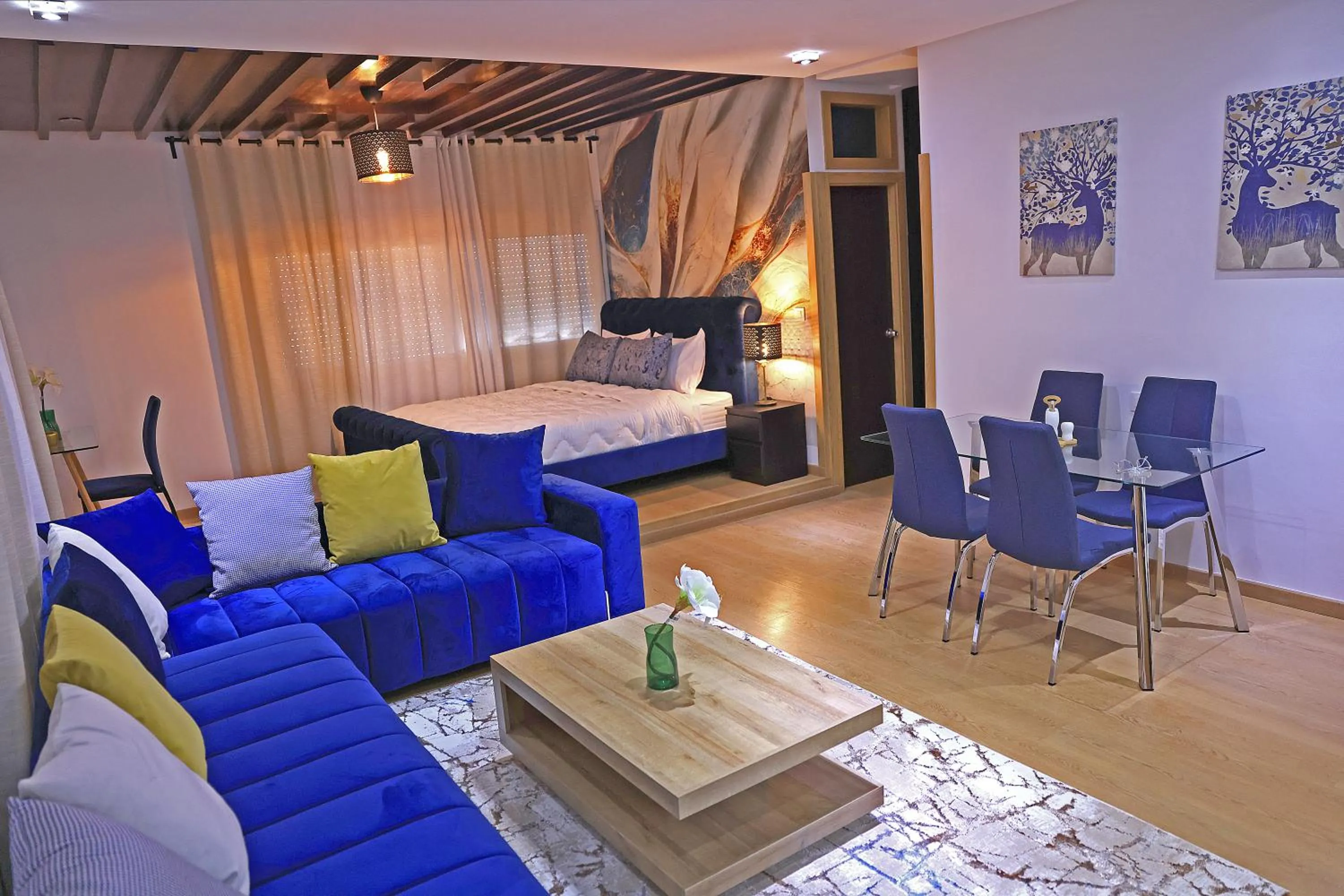 Bed in Hotel La Casa Blanca