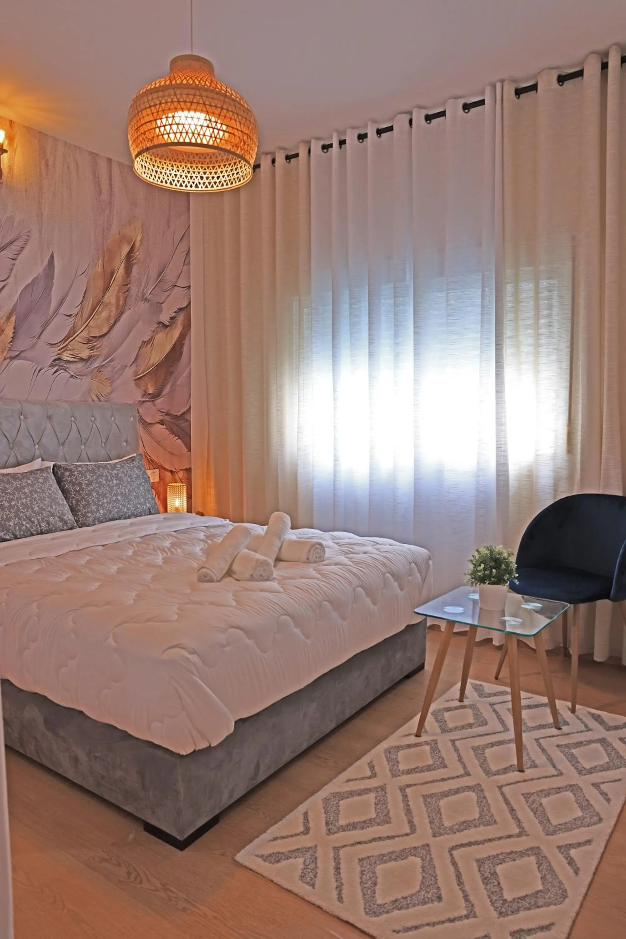 Bed in Hotel La Casa Blanca