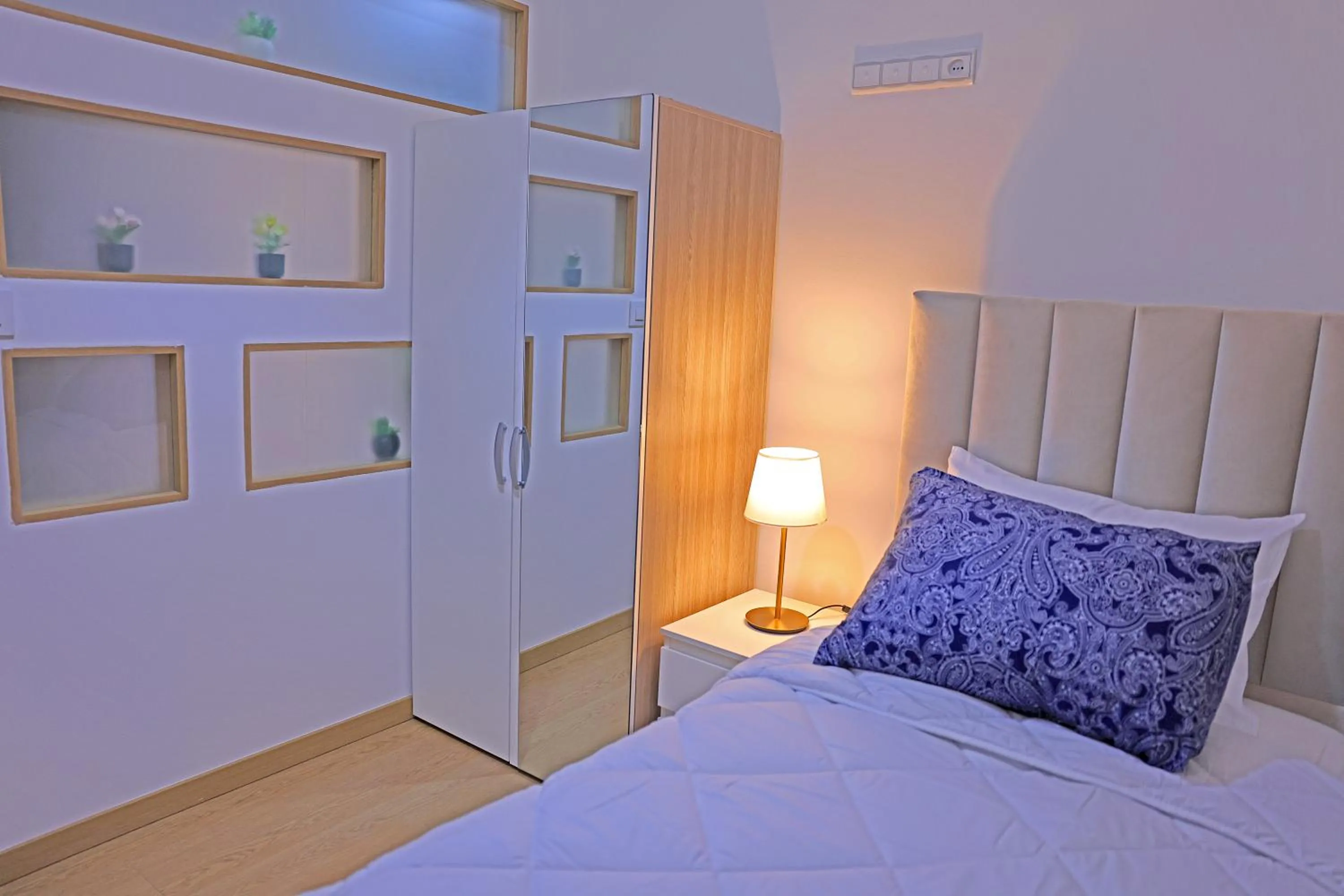 Bed in Hotel La Casa Blanca