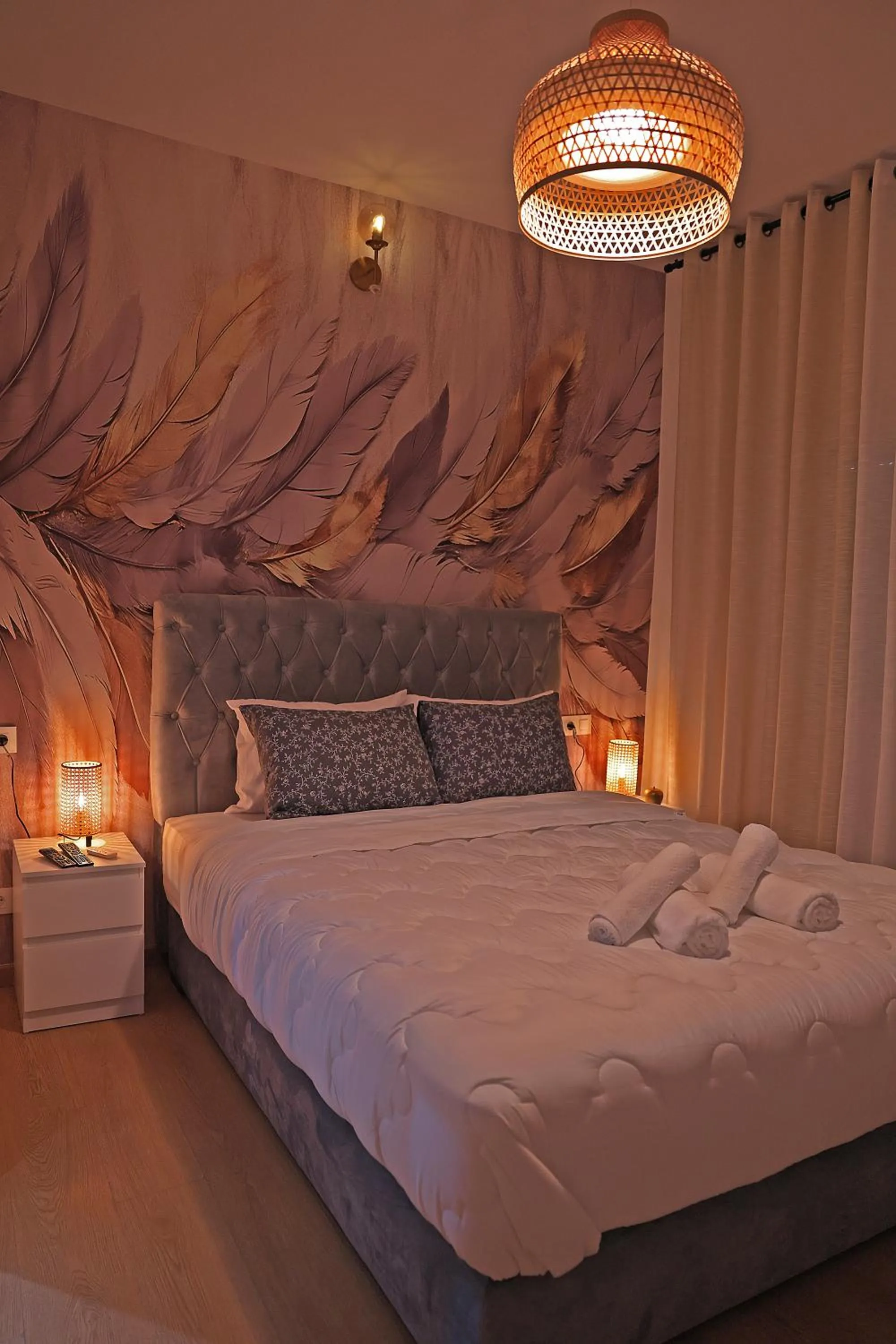 Bed in Hotel La Casa Blanca