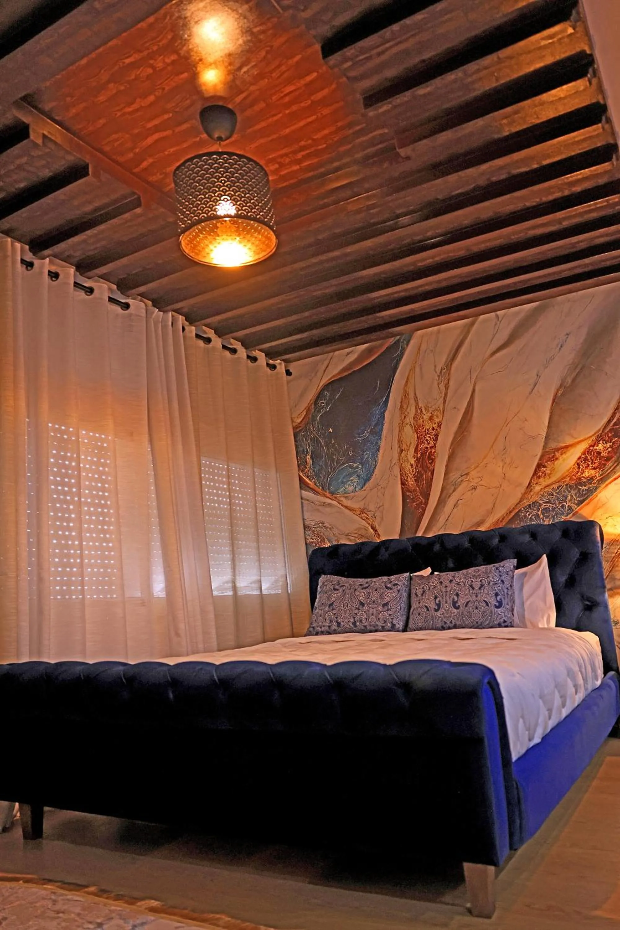 Bed in Hotel La Casa Blanca