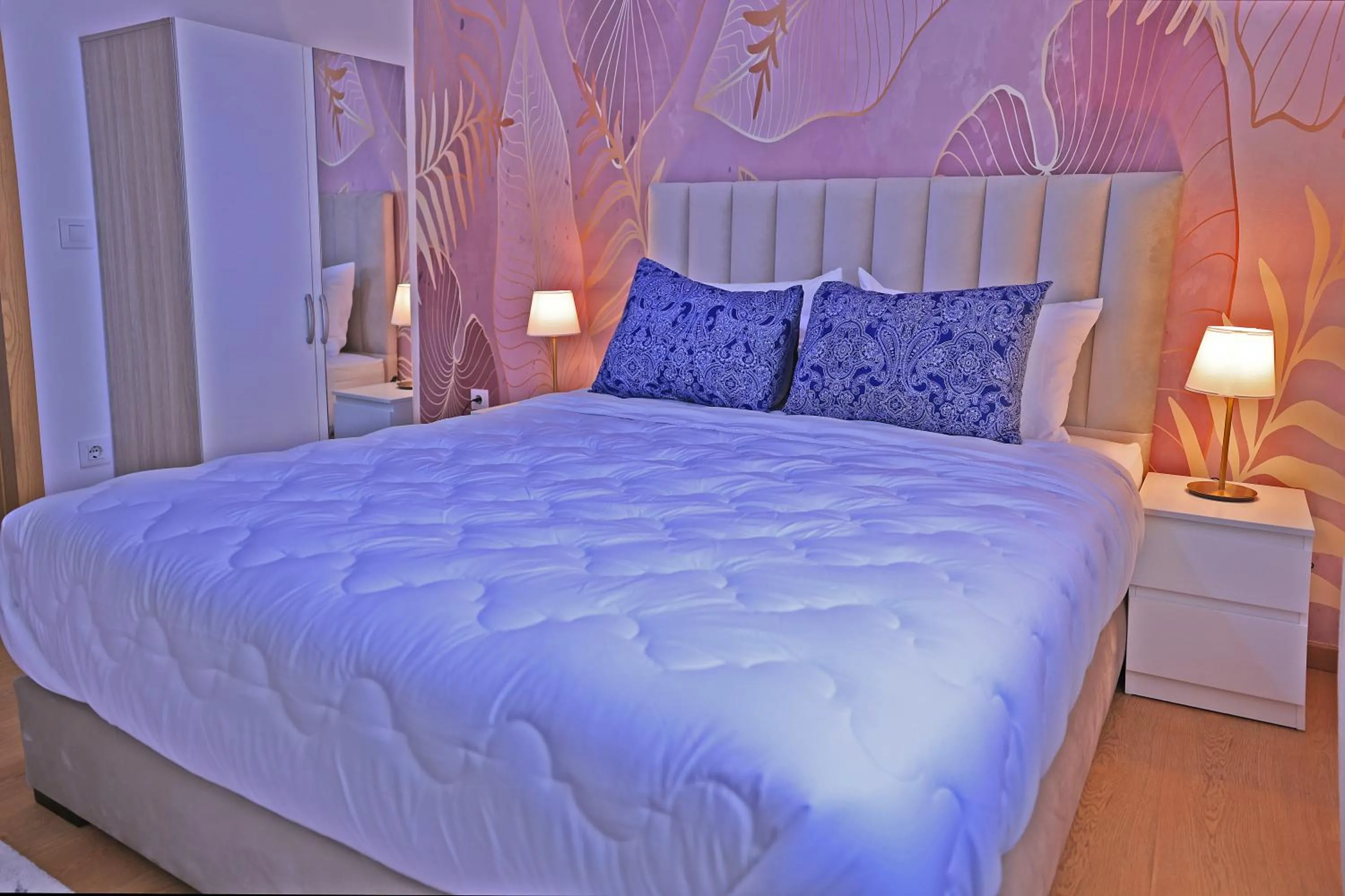 Bed in Hotel La Casa Blanca