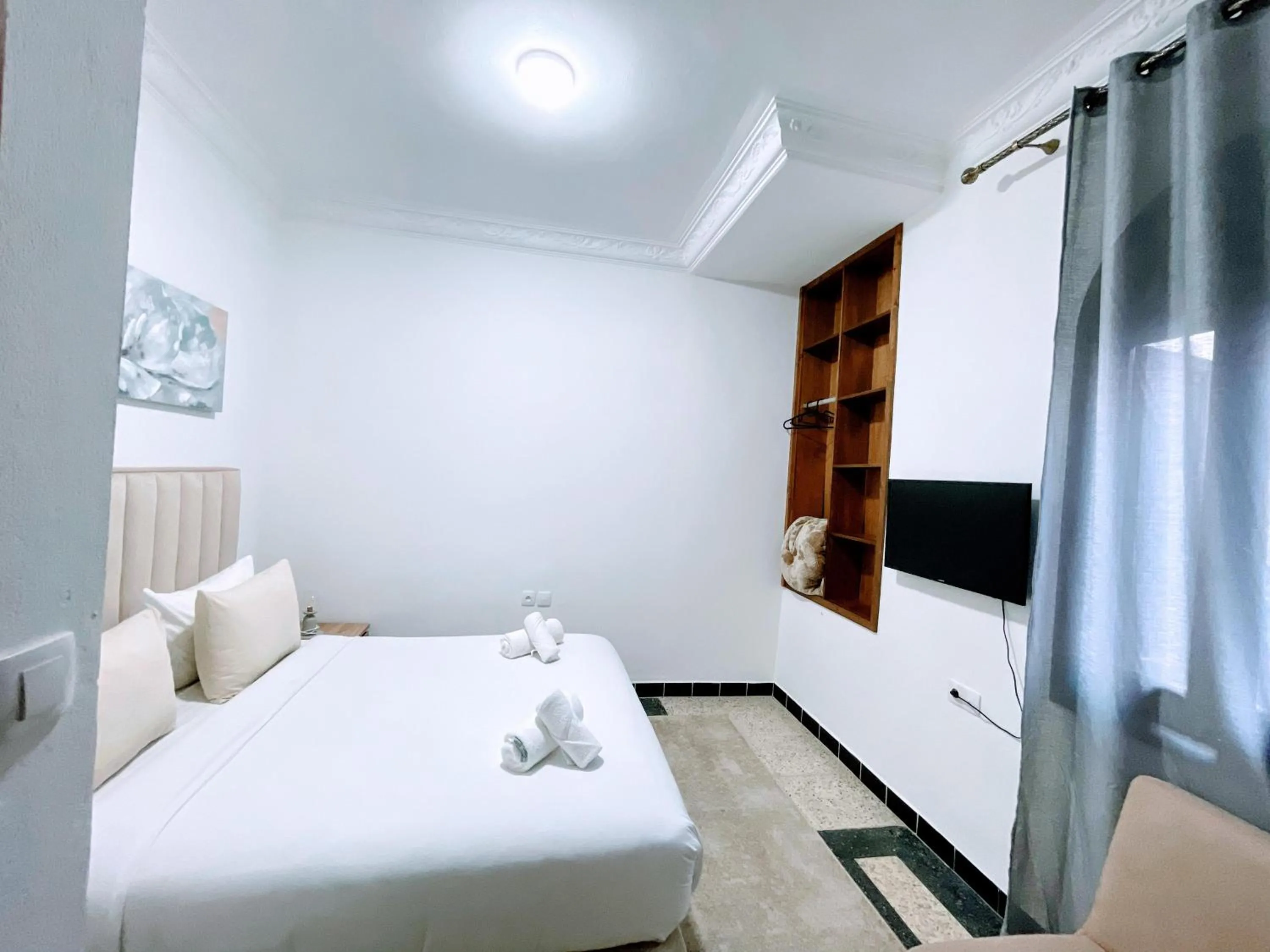 Bed in Hotel La Casa Blanca