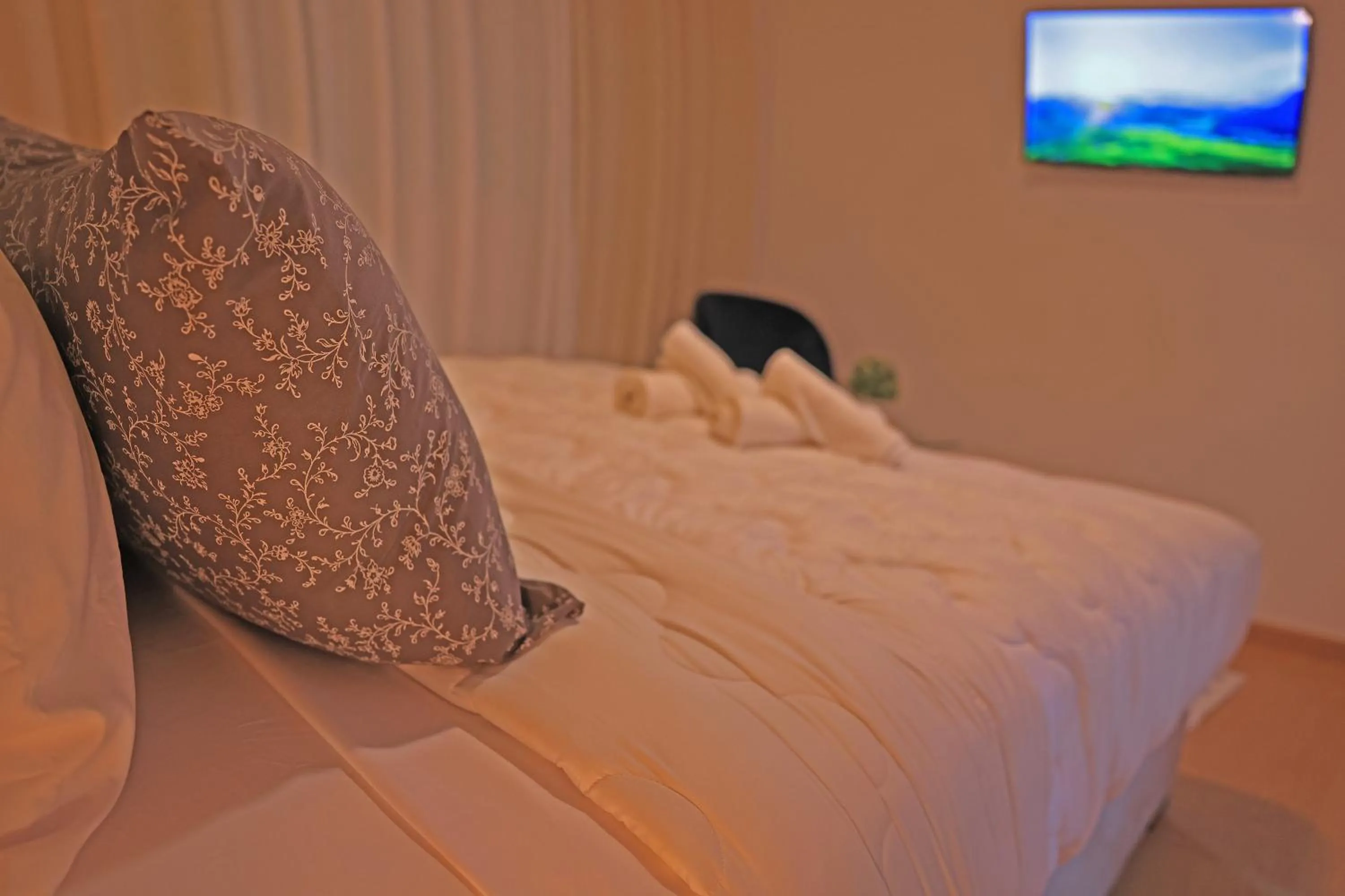 Bed in Hotel La Casa Blanca