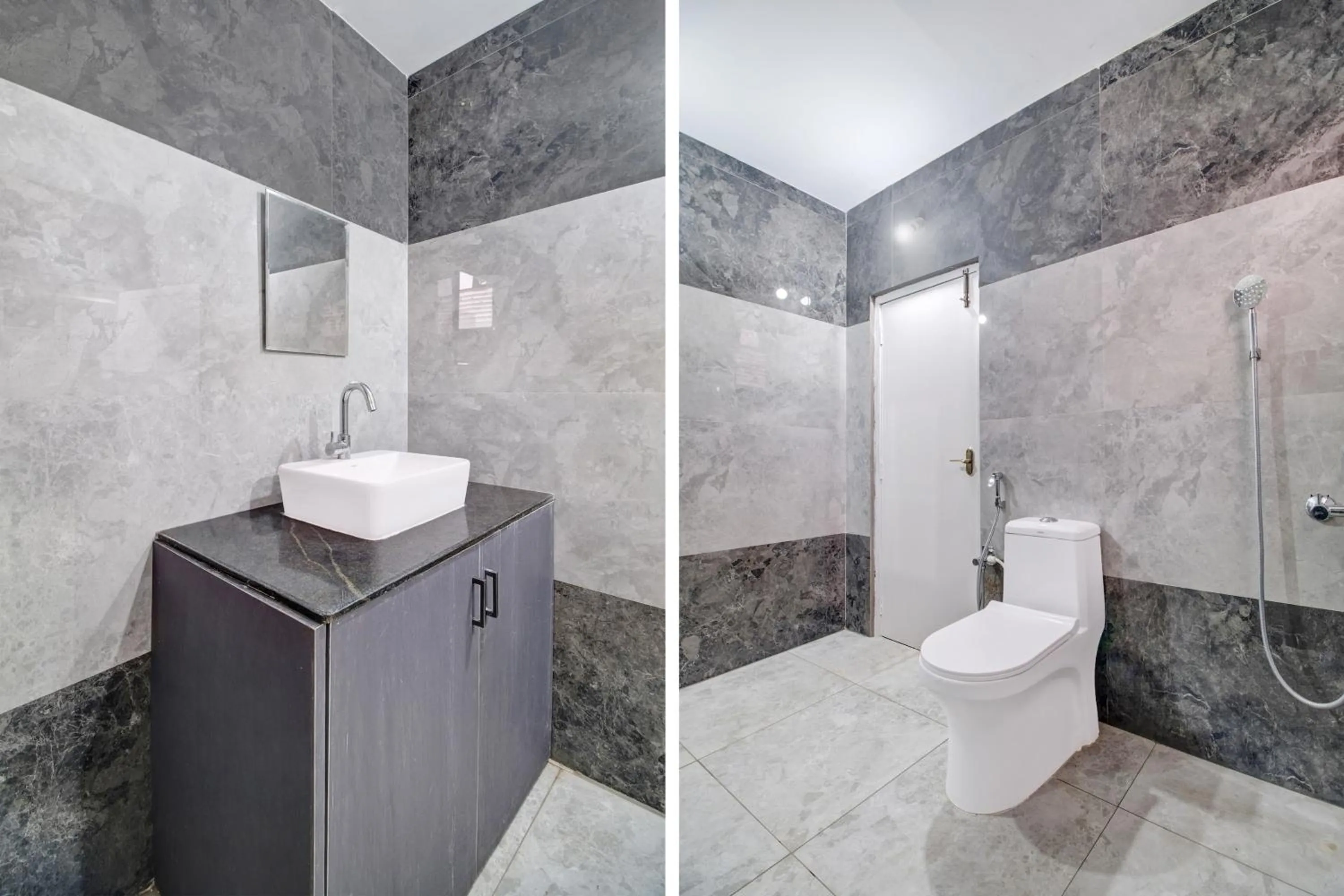 Bathroom in Super Hotel O Amaravathi Road Annapurna Nagar