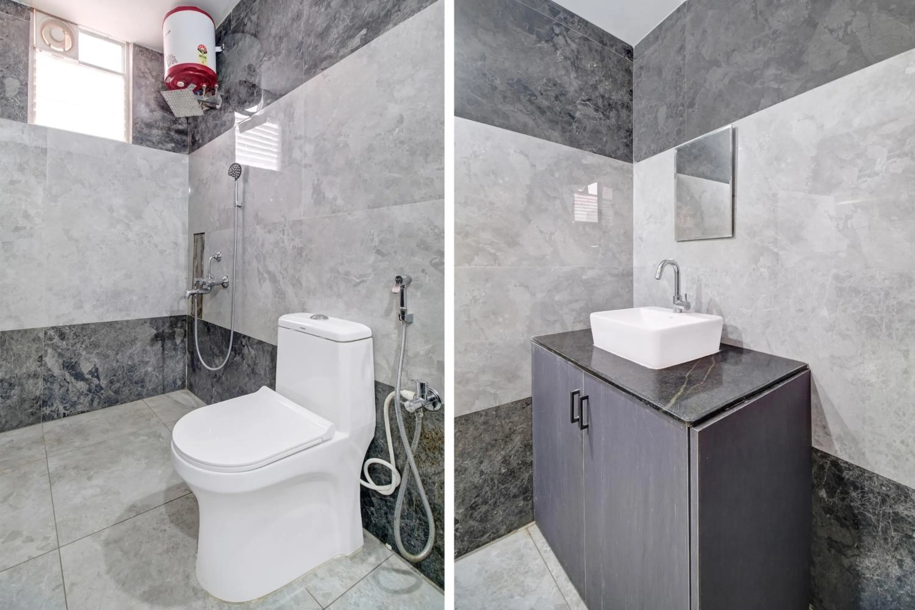 Bathroom in Super Hotel O Amaravathi Road Annapurna Nagar