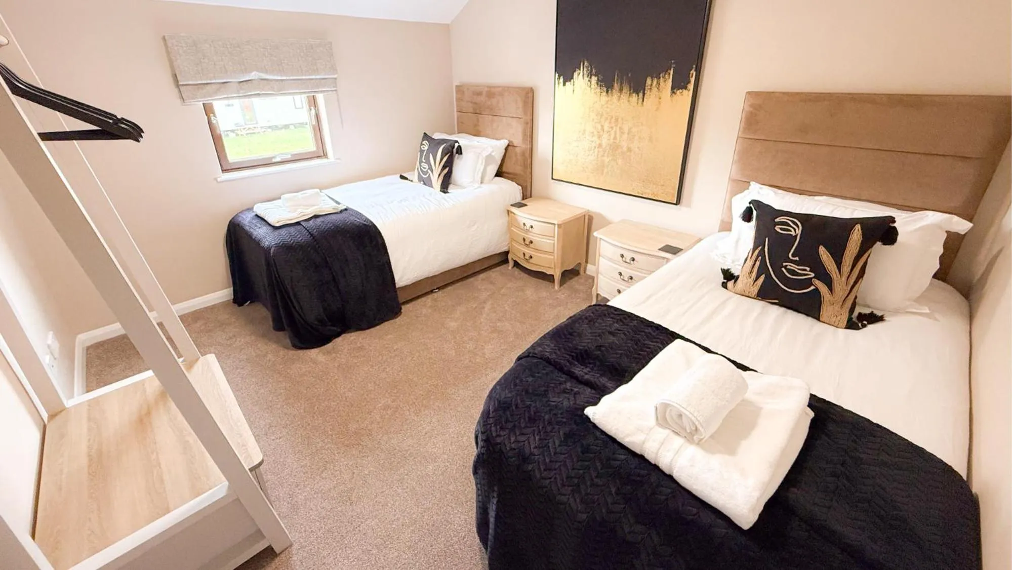 Bed in Wheyrigg Hall Hotel