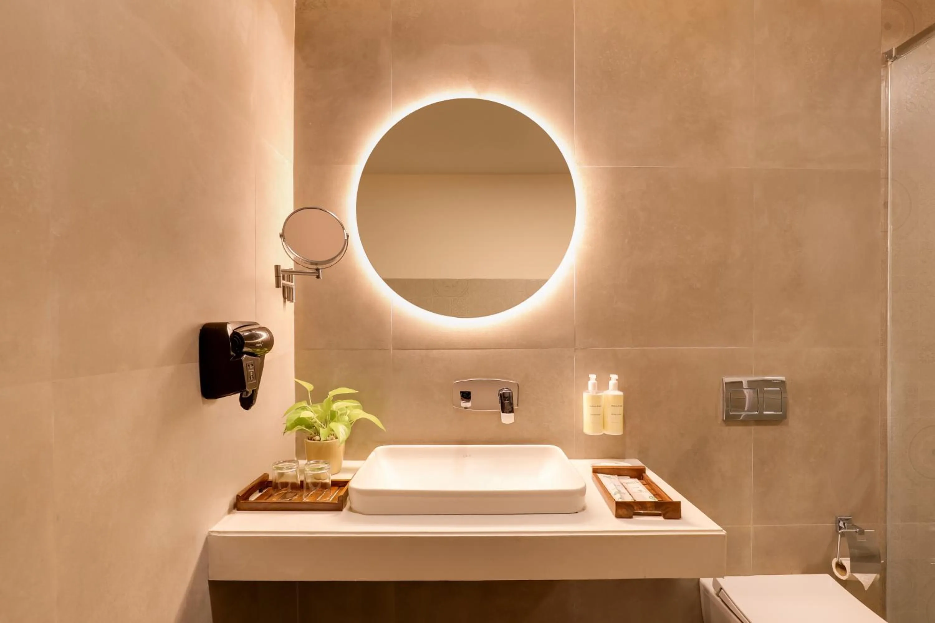 Bathroom in Lemon Tree Resort, Somnath