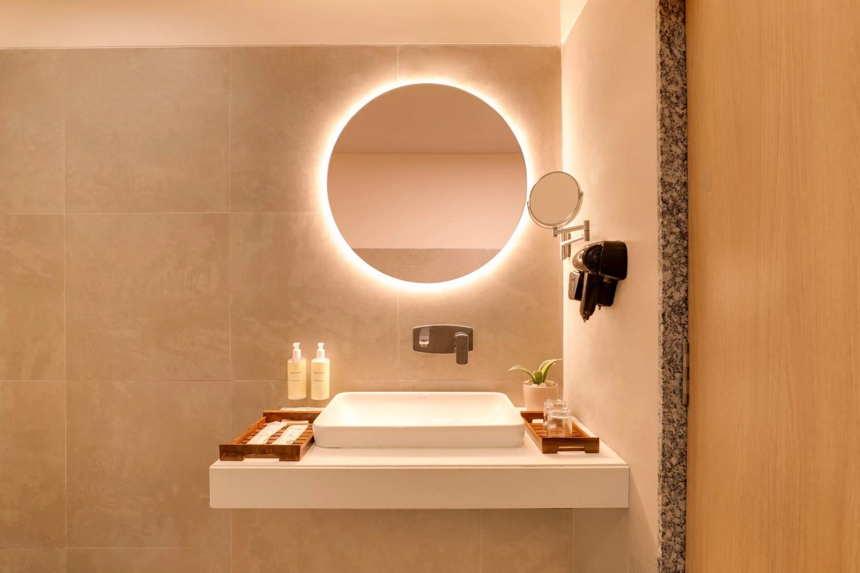 Bathroom in Lemon Tree Resort, Somnath