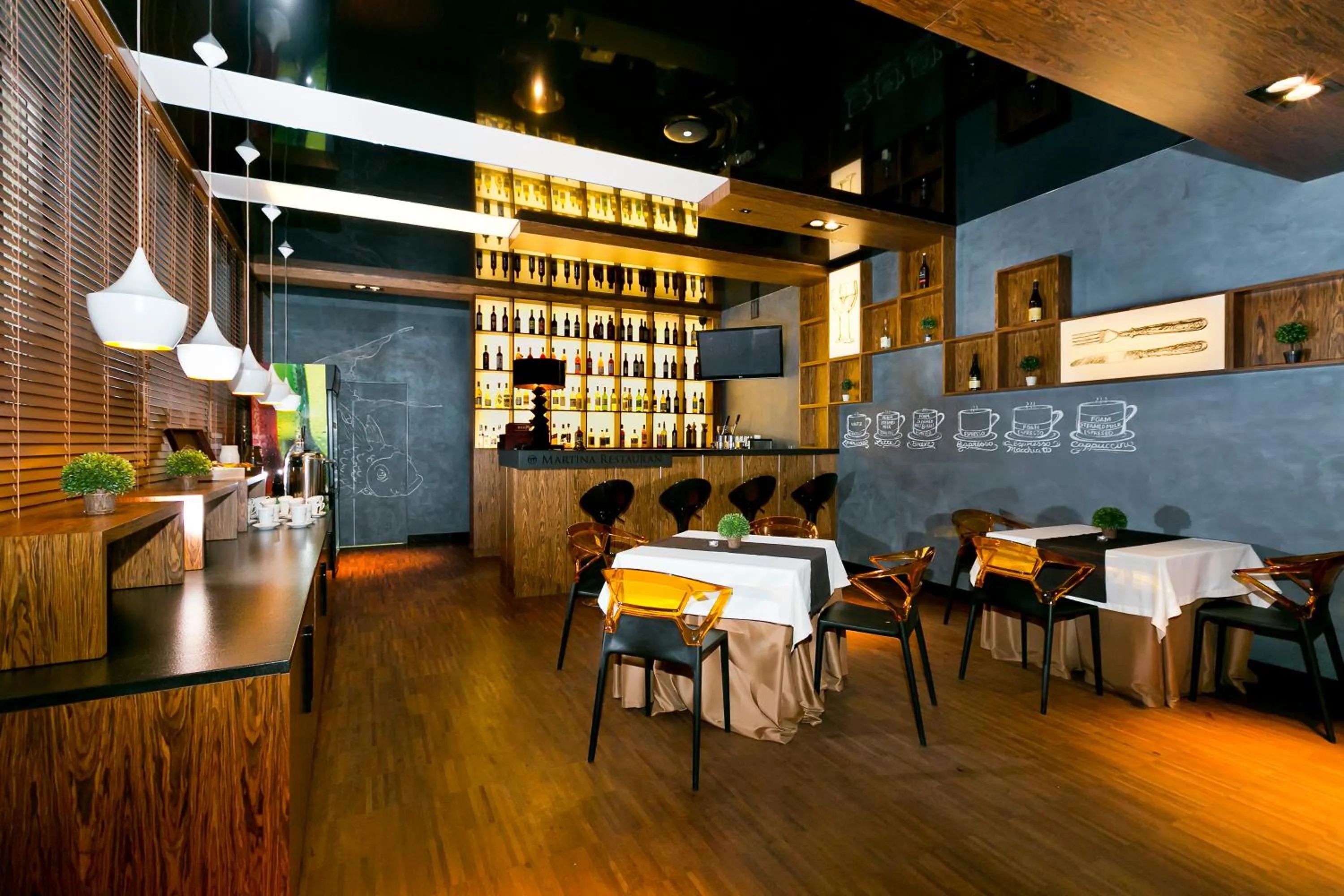 Restaurant/places to eat in Hotel Martina