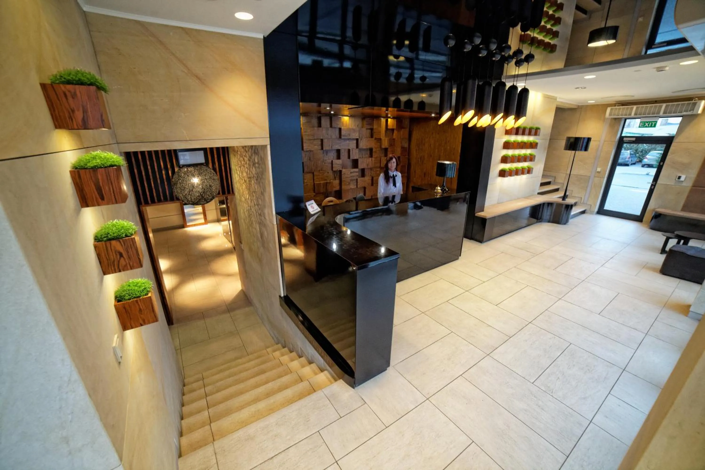 Lobby or reception in Hotel Martina