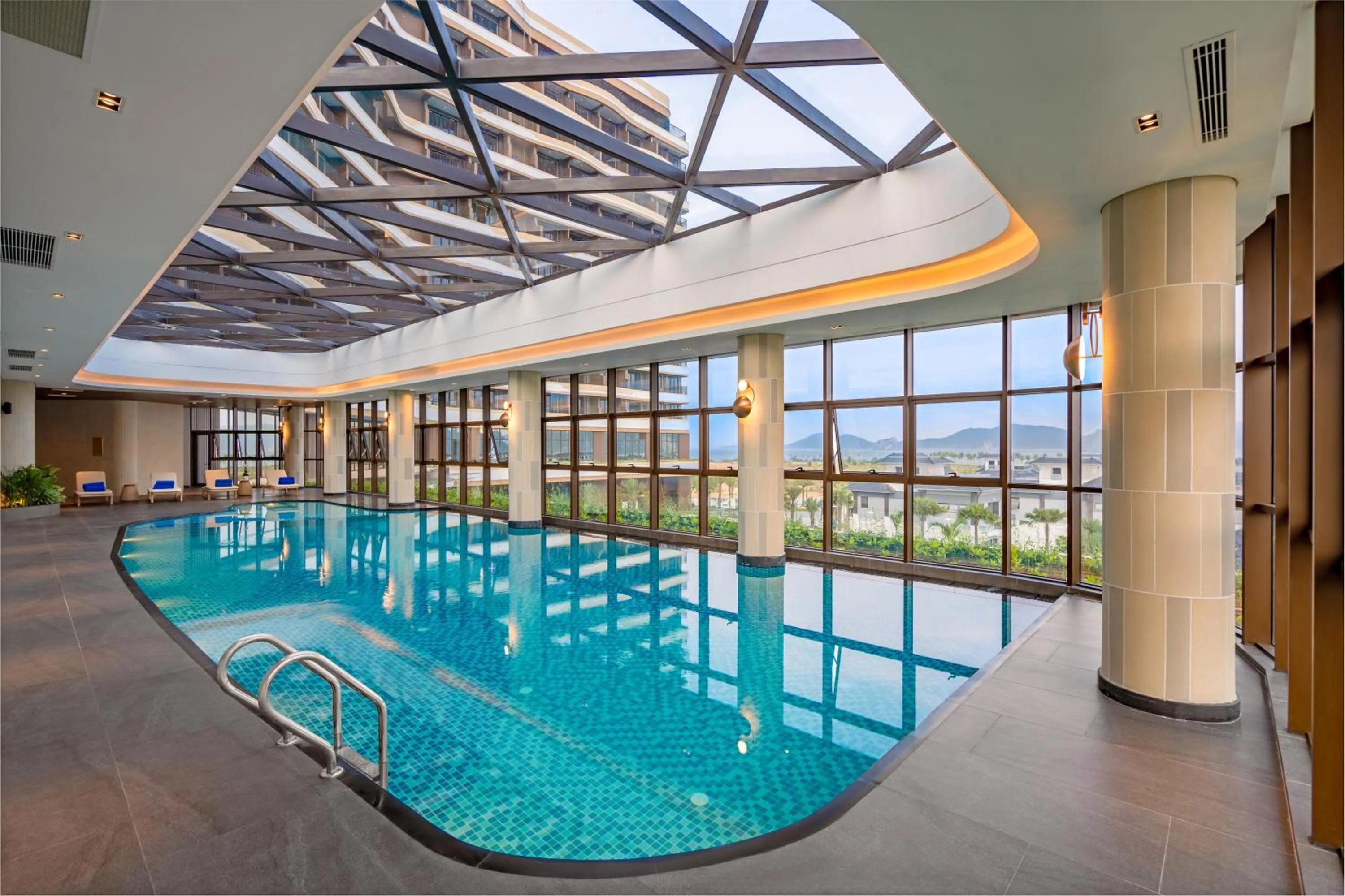 Pool view in Wyndham Garden Sonasea Van Don