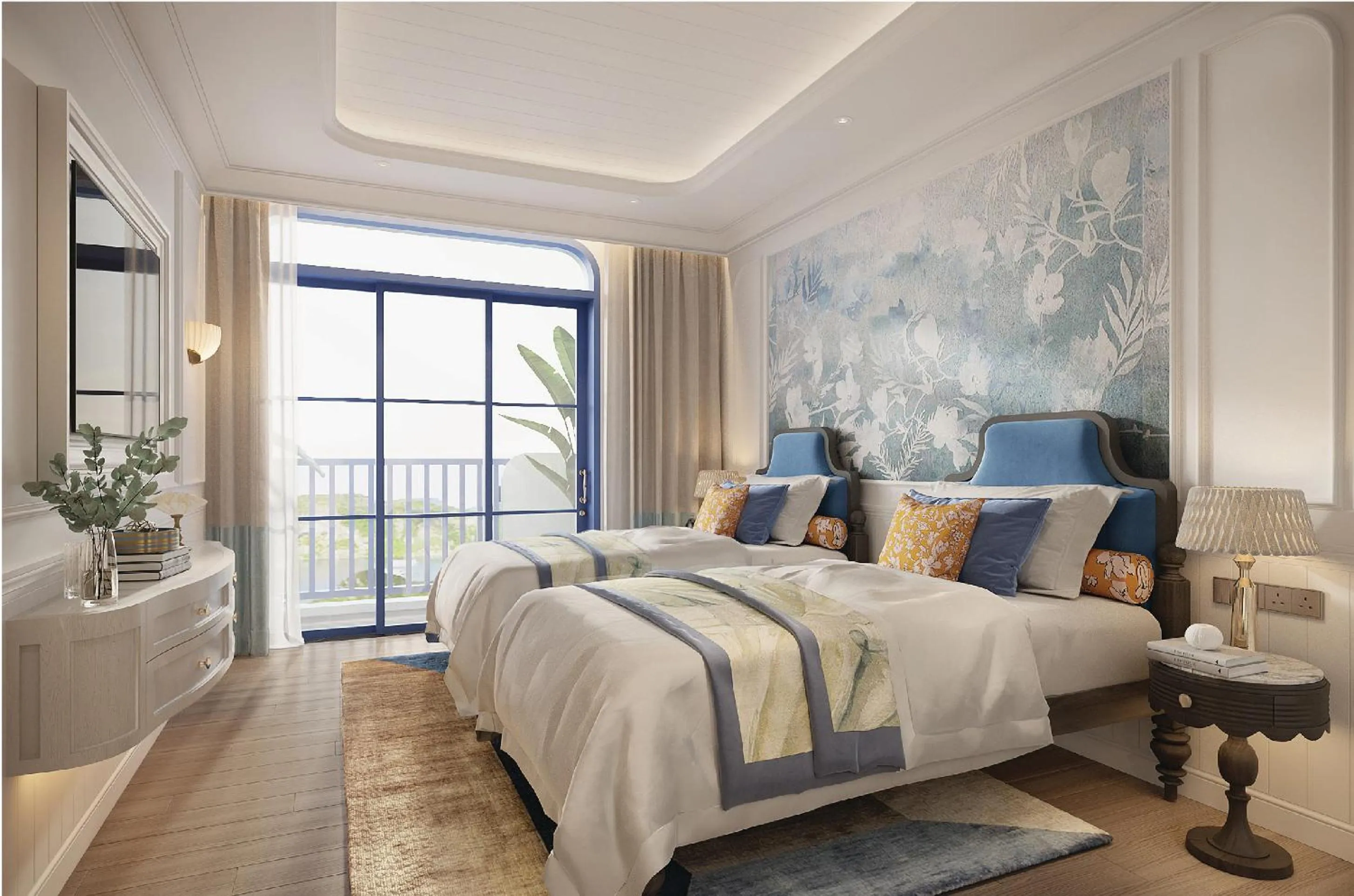 Bedroom, Bed in Wyndham Garden Sonasea Van Don