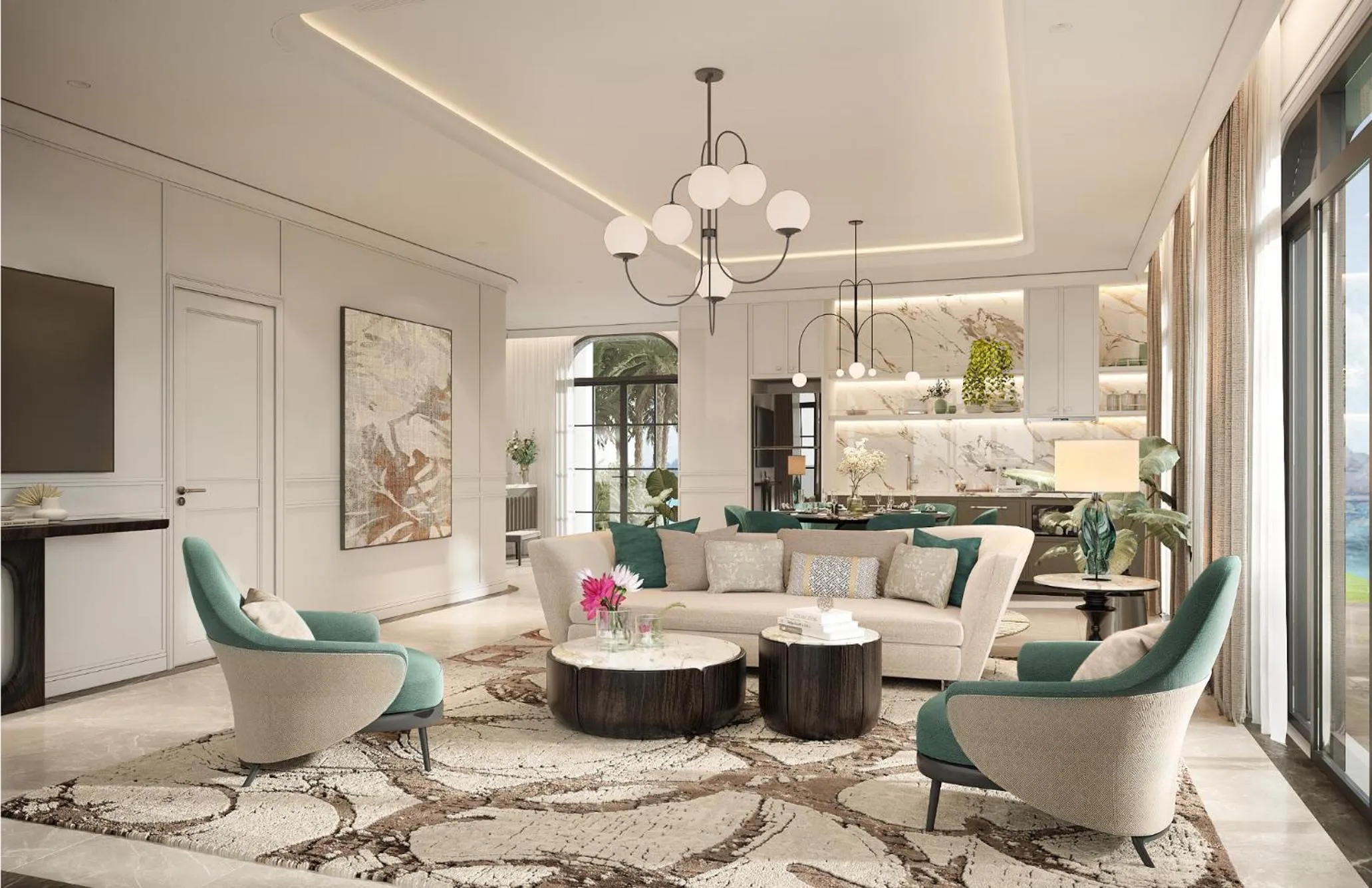 Living room in Wyndham Garden Sonasea Van Don