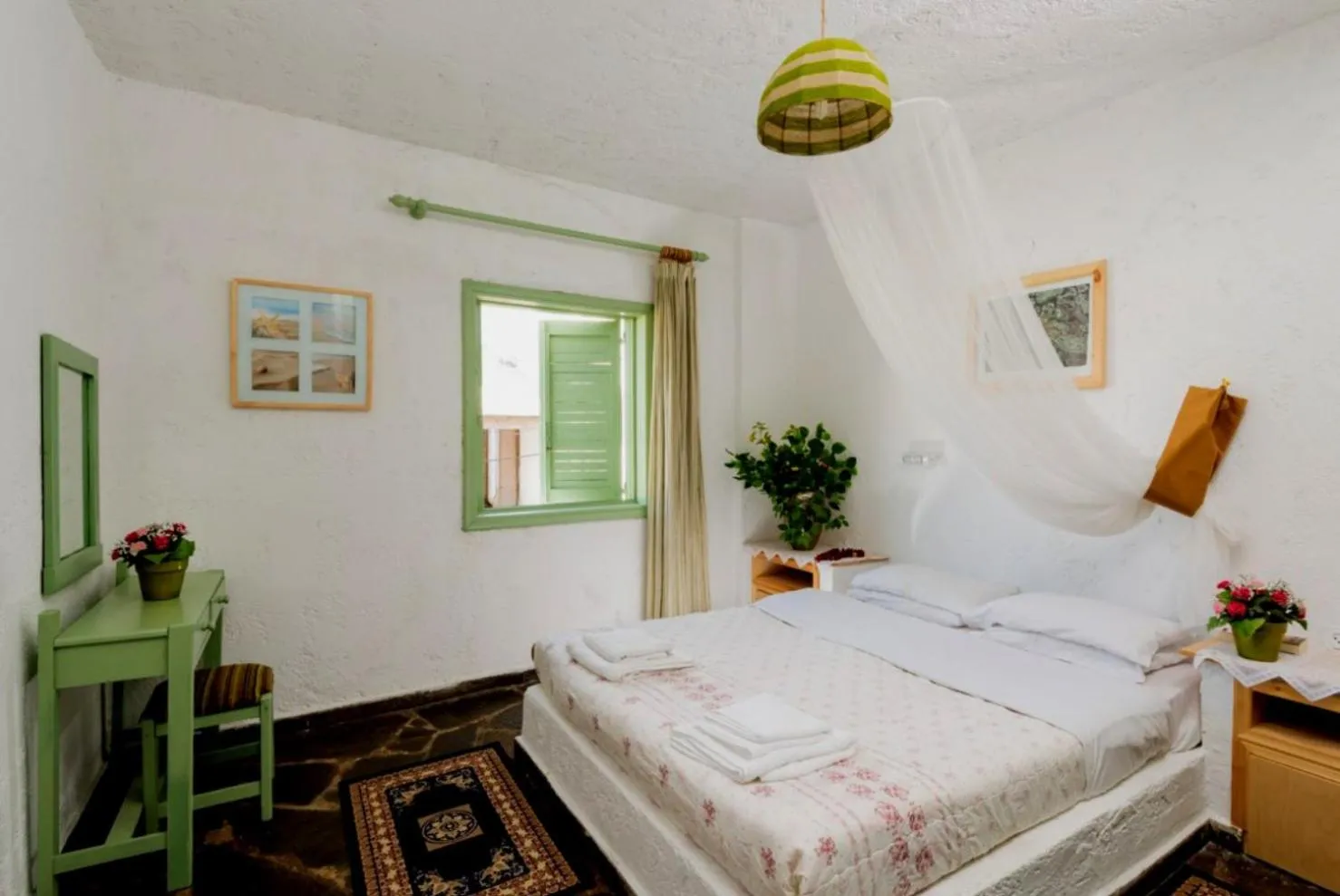 Bed in Elounda Collection Apartments