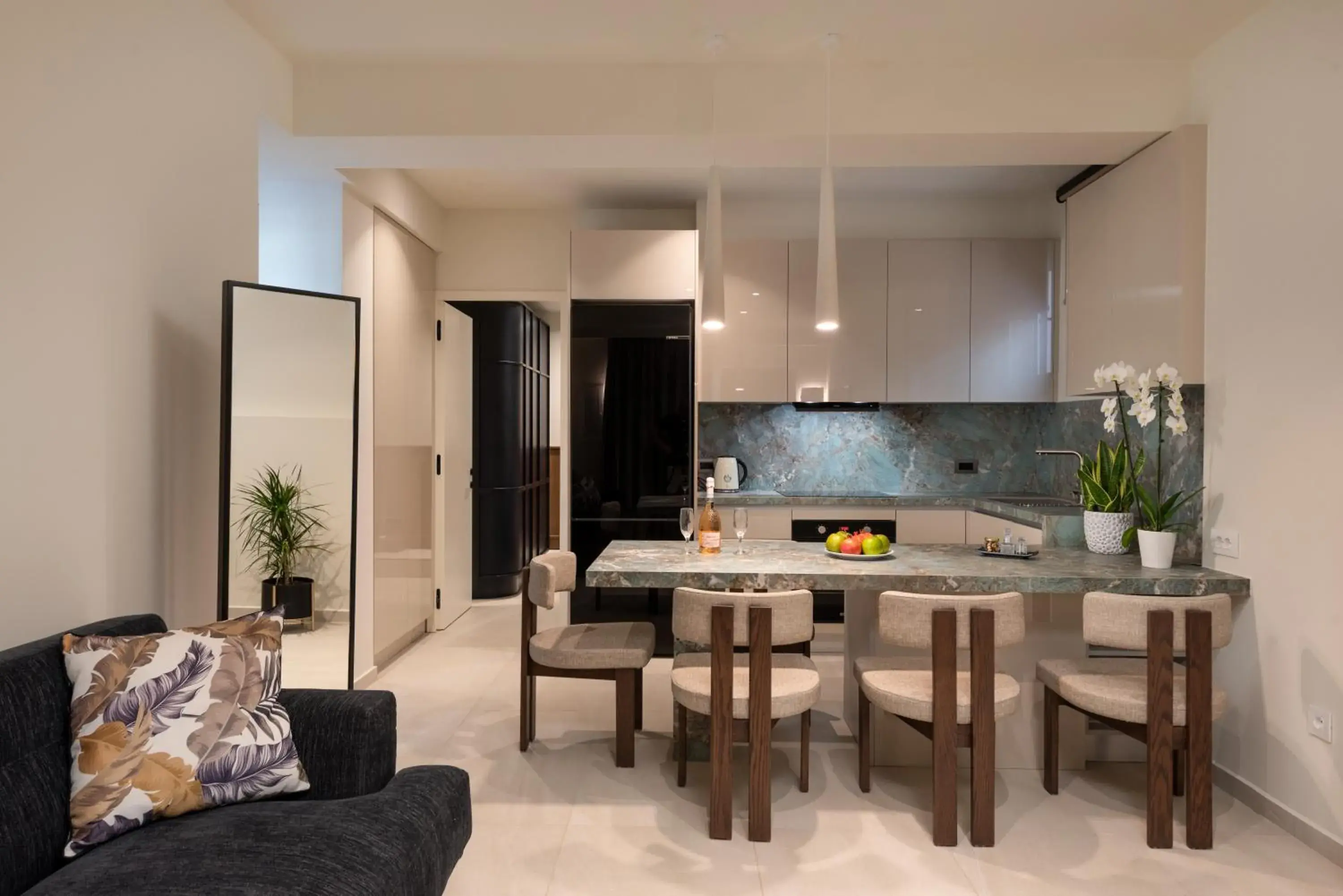 Premium Two Bedroom Suite with Partial Sea View in Elounda Stories Boutique Hotel Premium Two Bedroom Suite with Partial Sea View in Elounda Stories Boutique Hotel