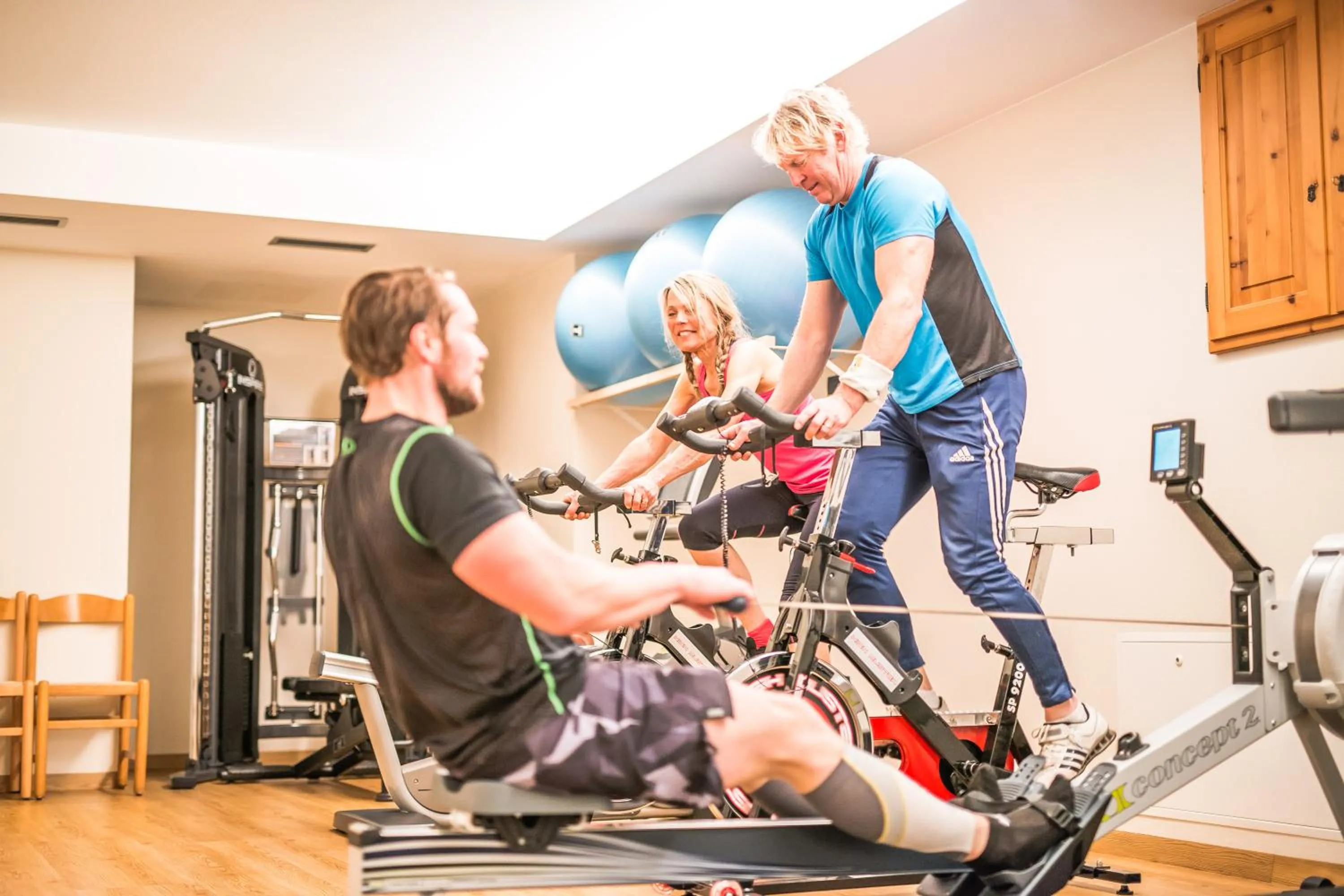 Fitness centre/facilities in Hotel Le Alpi