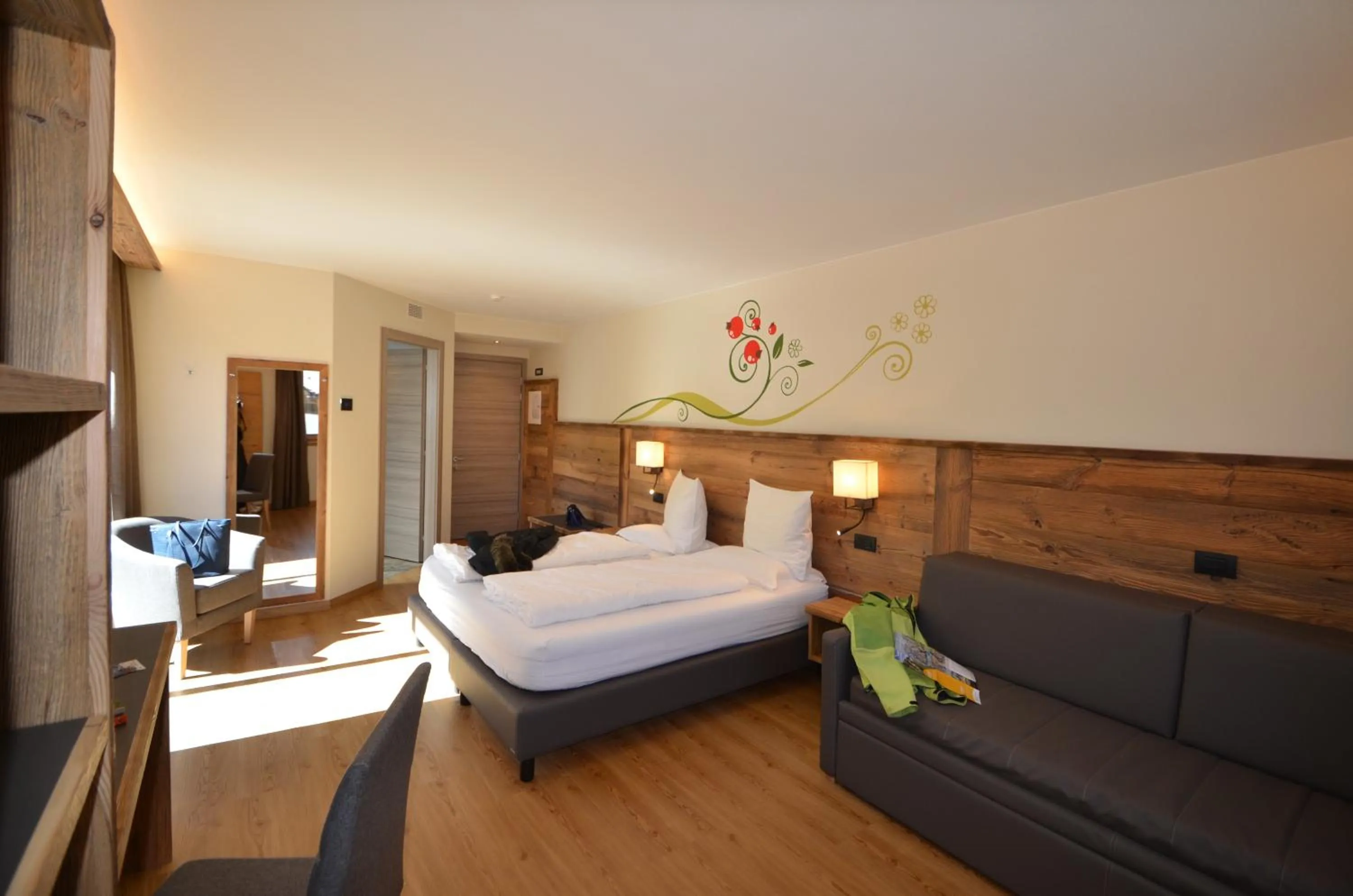 Bed in Hotel Le Alpi