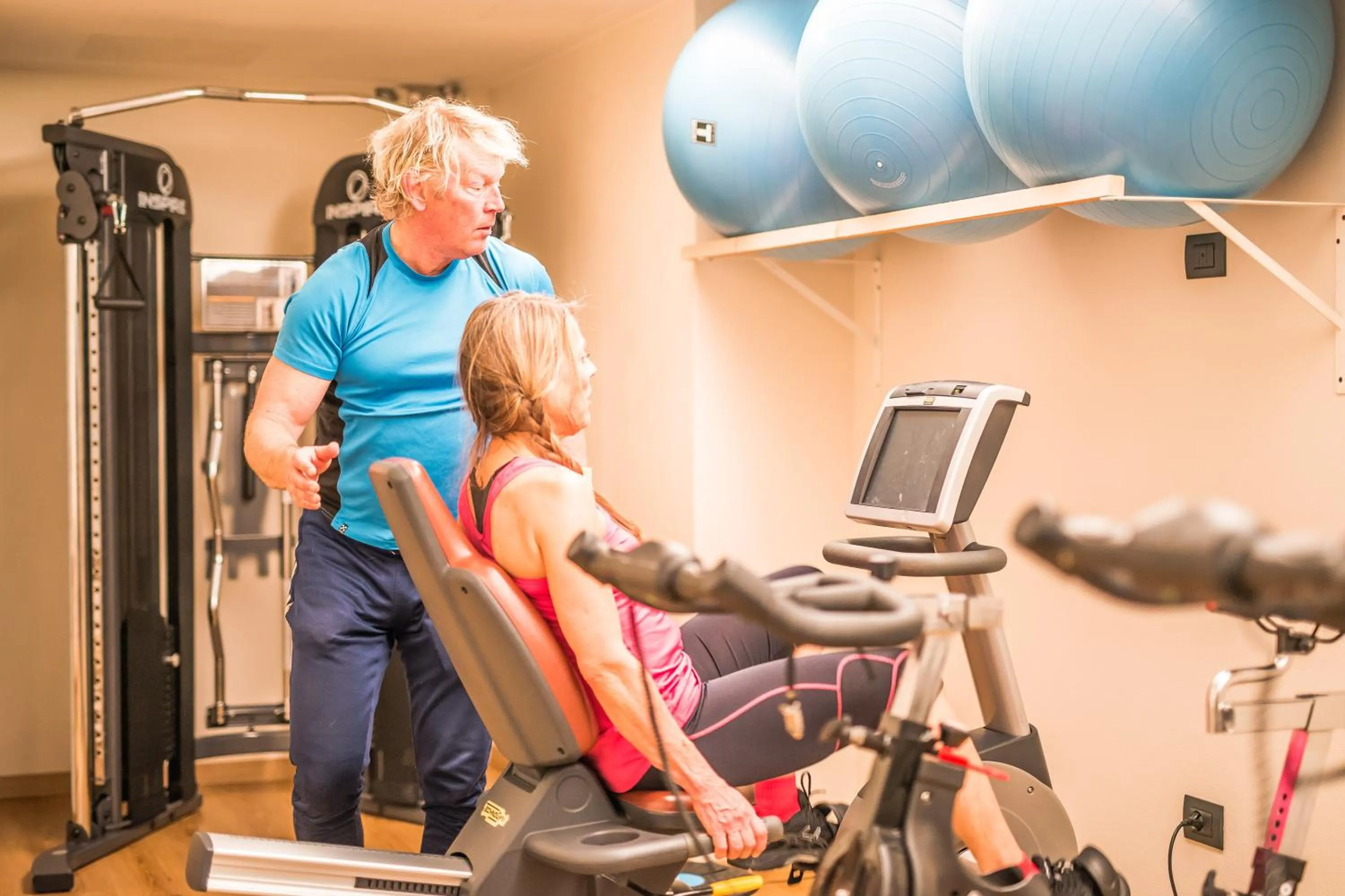 Fitness centre/facilities in Hotel Le Alpi