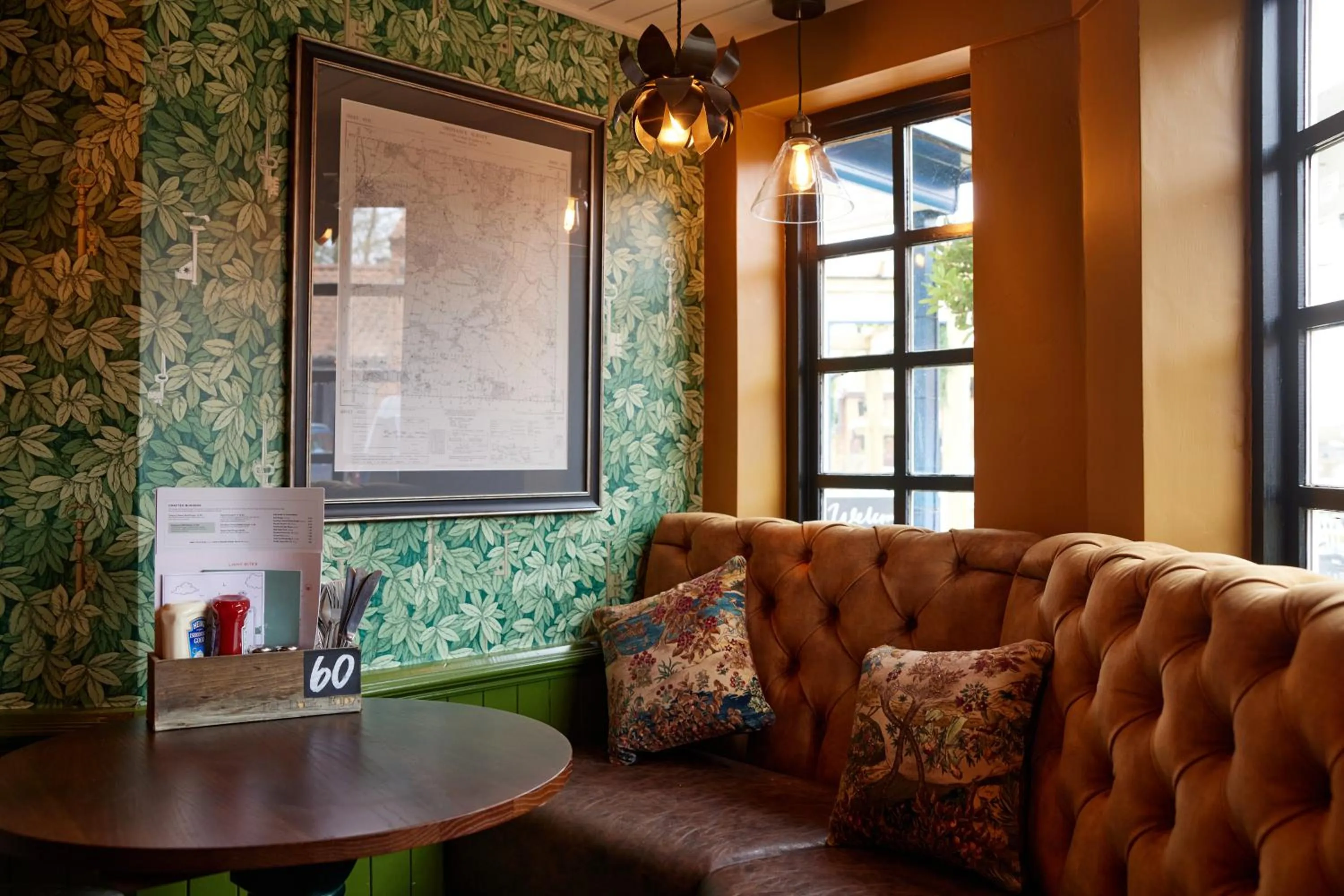 Decorative detail in The Kings Head Wroxham by Greene King Inns