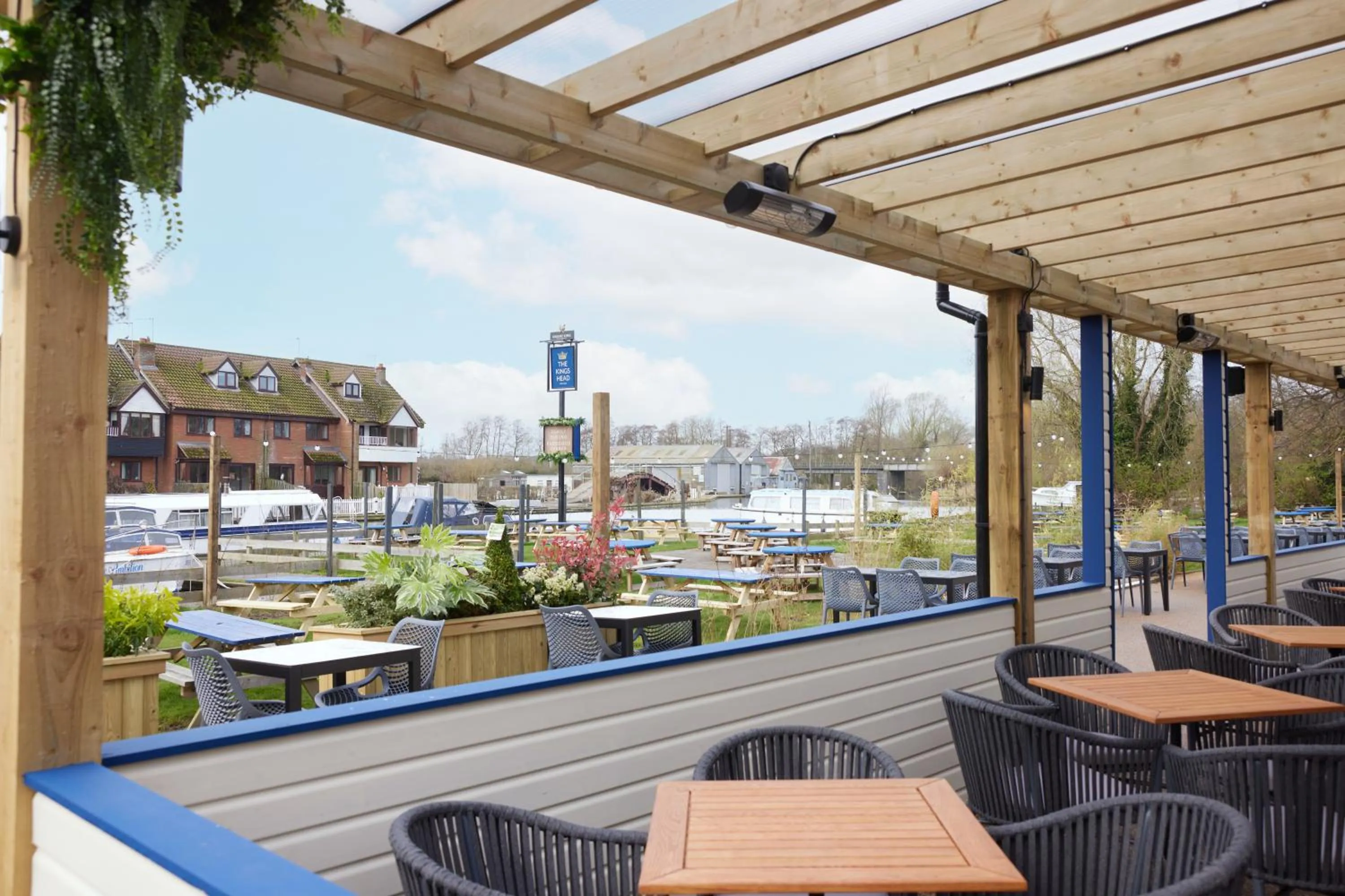 Garden in The Kings Head Wroxham by Greene King Inns