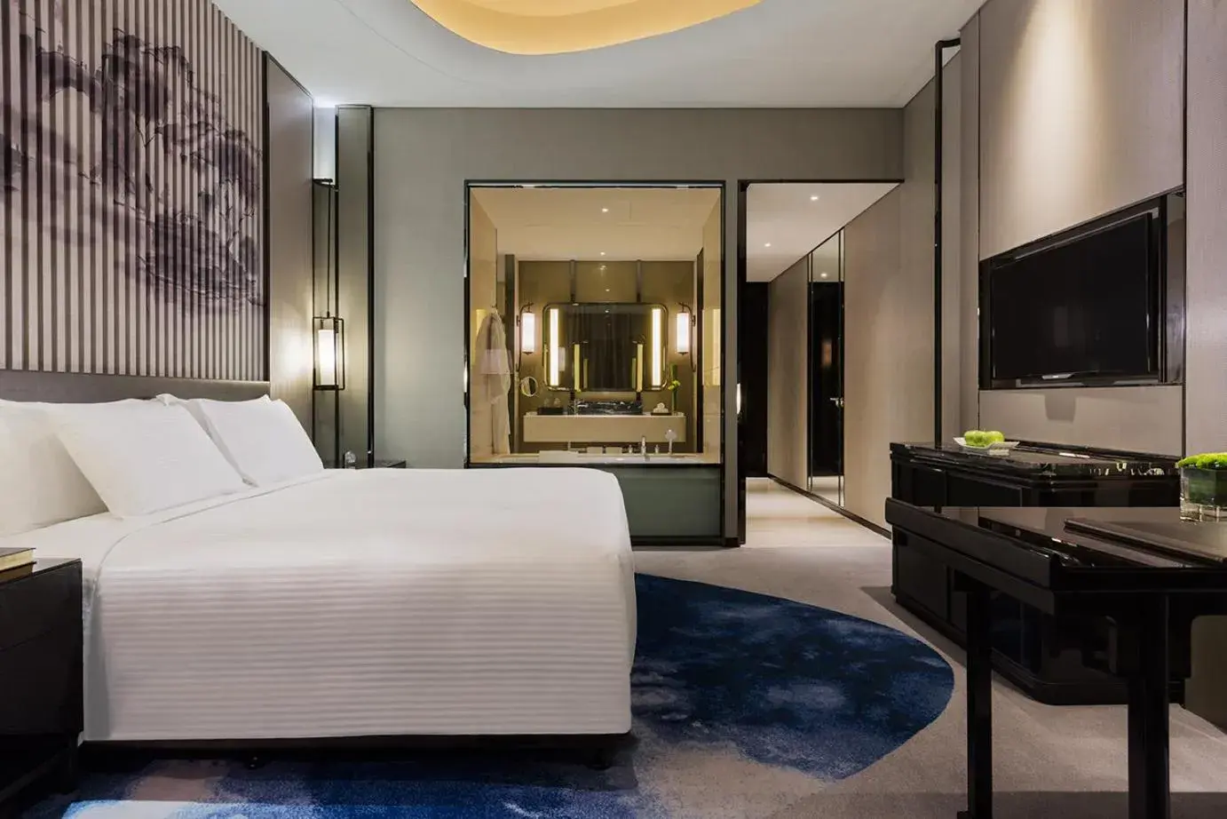 Photo of the whole room, Bed in Wanda Realm Hotel Wuhu Photo of the whole room, Bed in Wanda Realm Hotel Wuhu