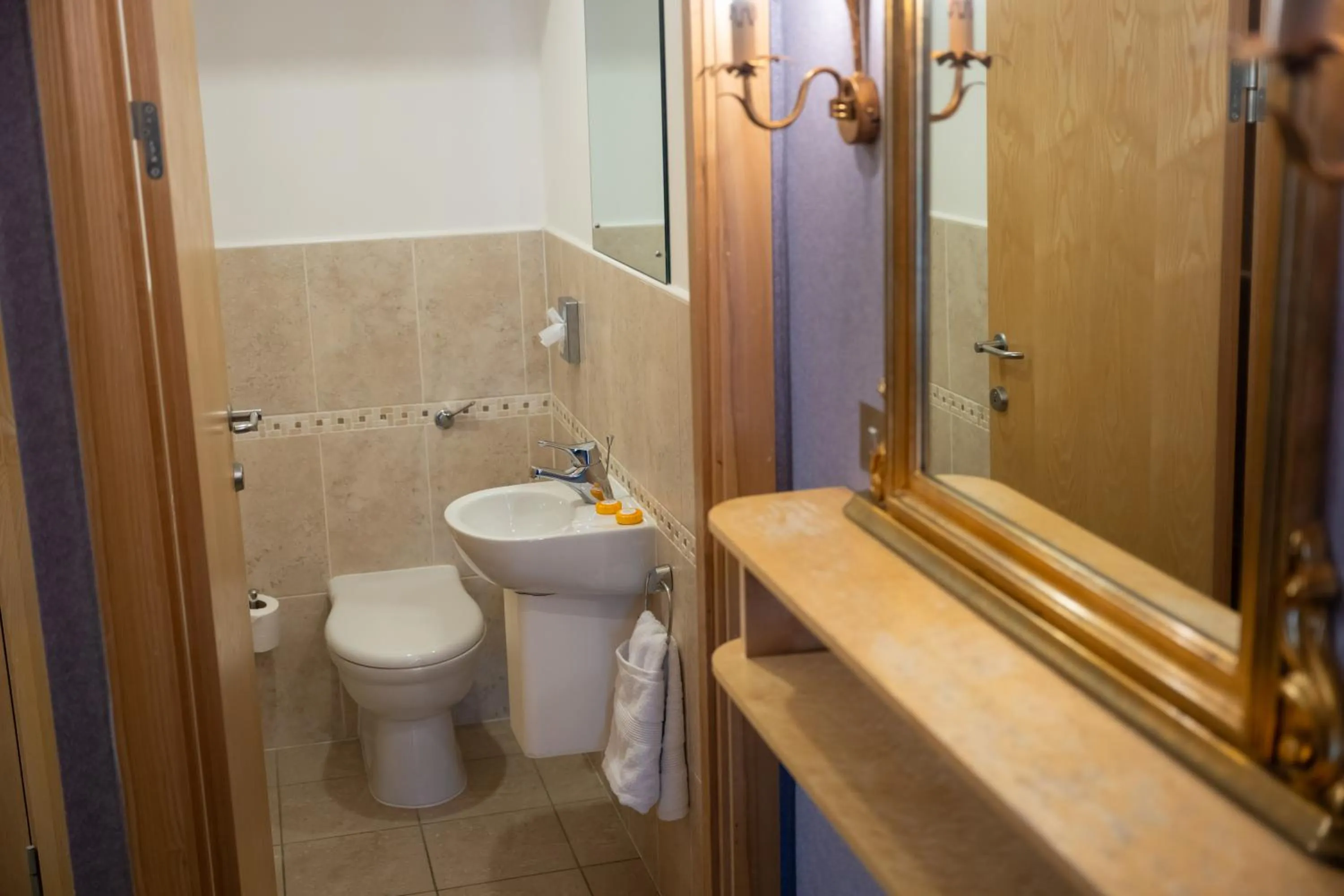 Toilet in Hellidon Lakes Hotel