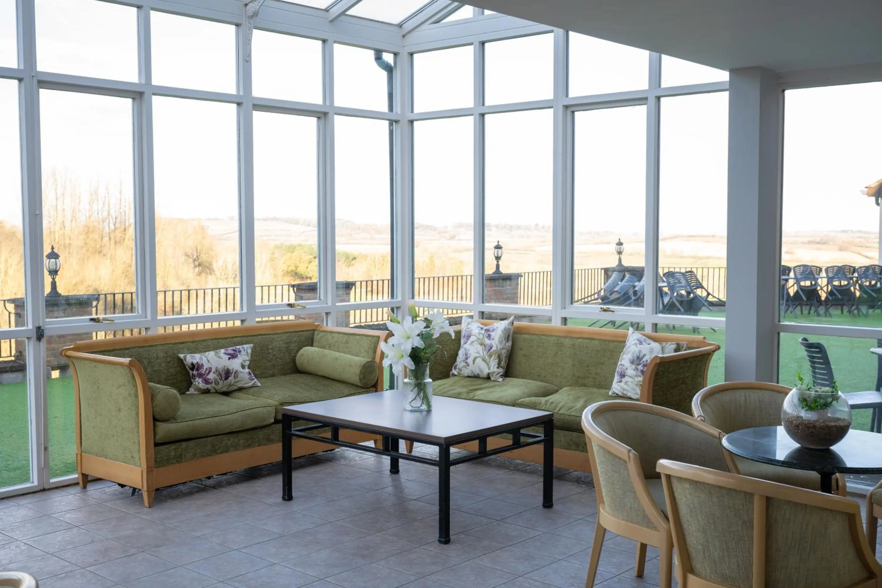 Balcony/Terrace in Hellidon Lakes Hotel