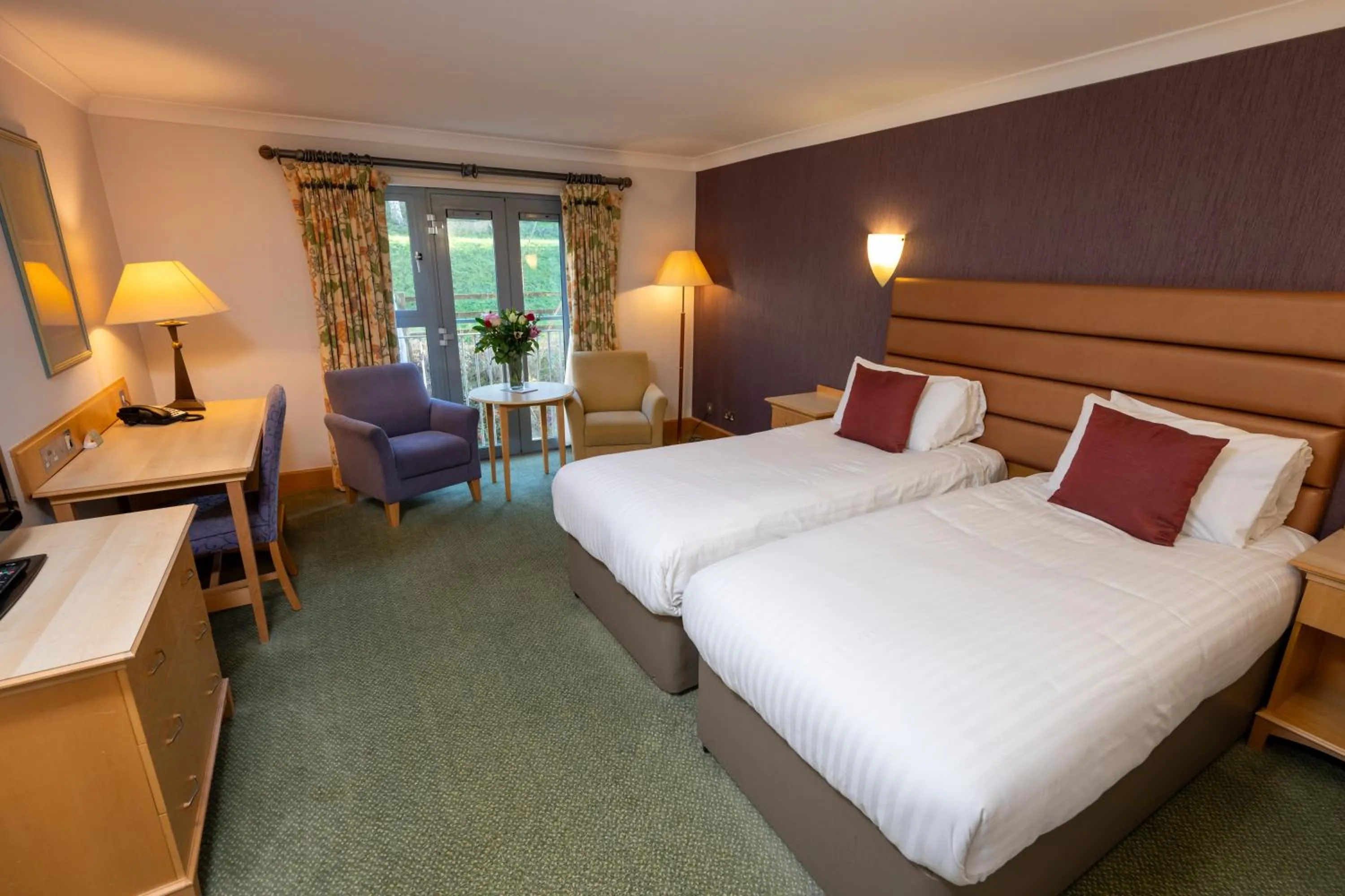 Bed in Hellidon Lakes Hotel