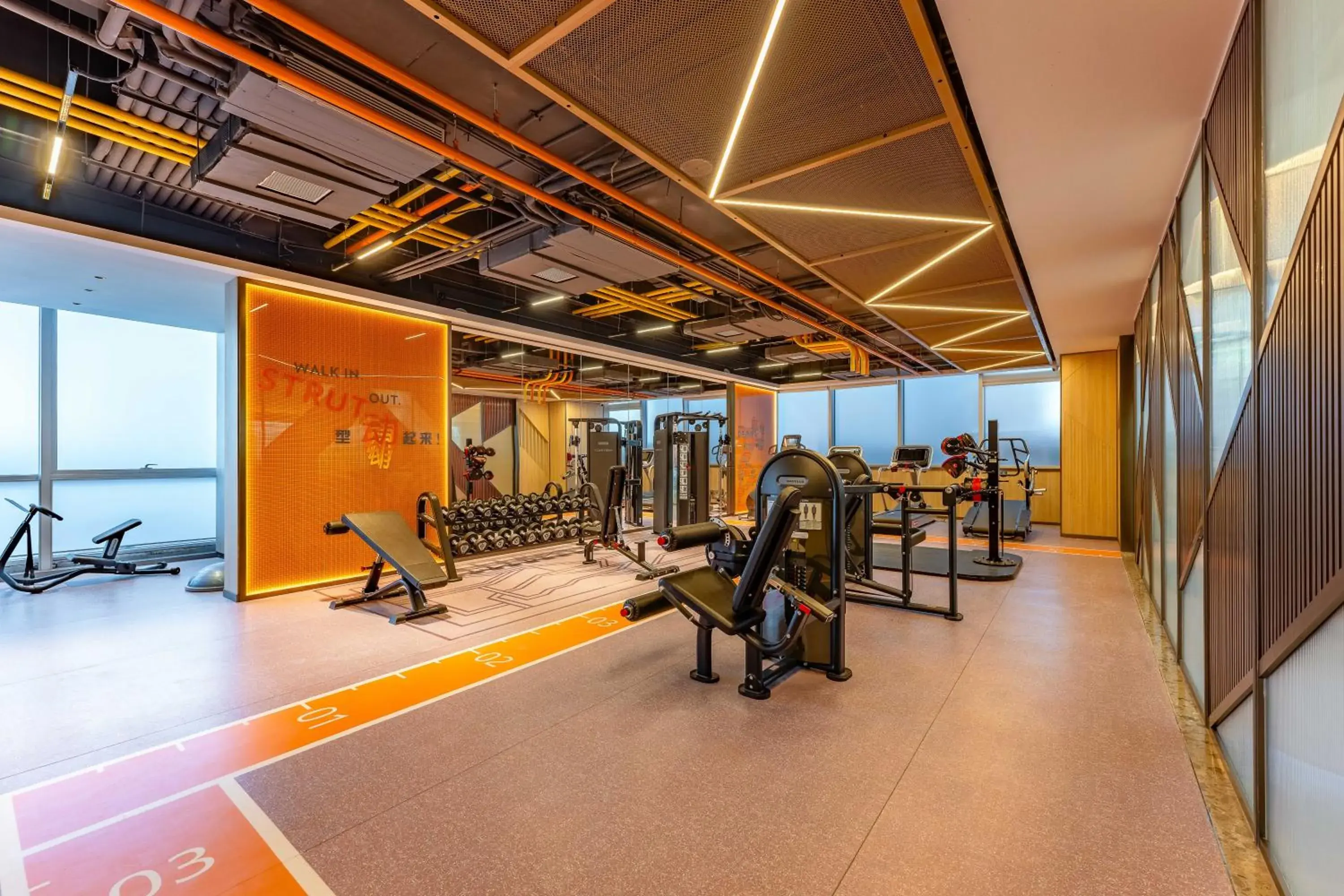 Fitness centre/facilities in EVEN Hotel Qingdao Laoshan - an IHG Hotel Fitness centre/facilities in EVEN Hotel Qingdao Laoshan - an IHG Hotel