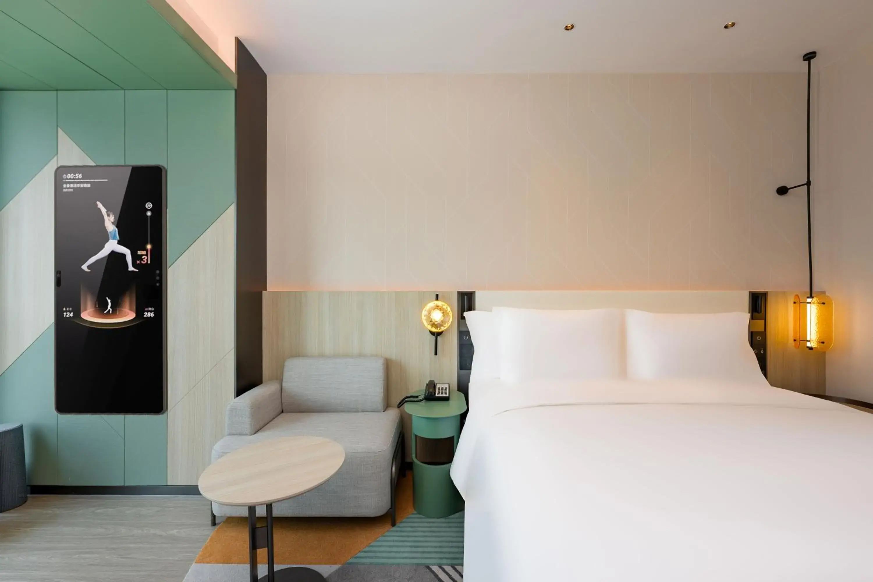 Bedroom, Bed in EVEN Hotel Qingdao Laoshan - an IHG Hotel Bedroom, Bed in EVEN Hotel Qingdao Laoshan - an IHG Hotel