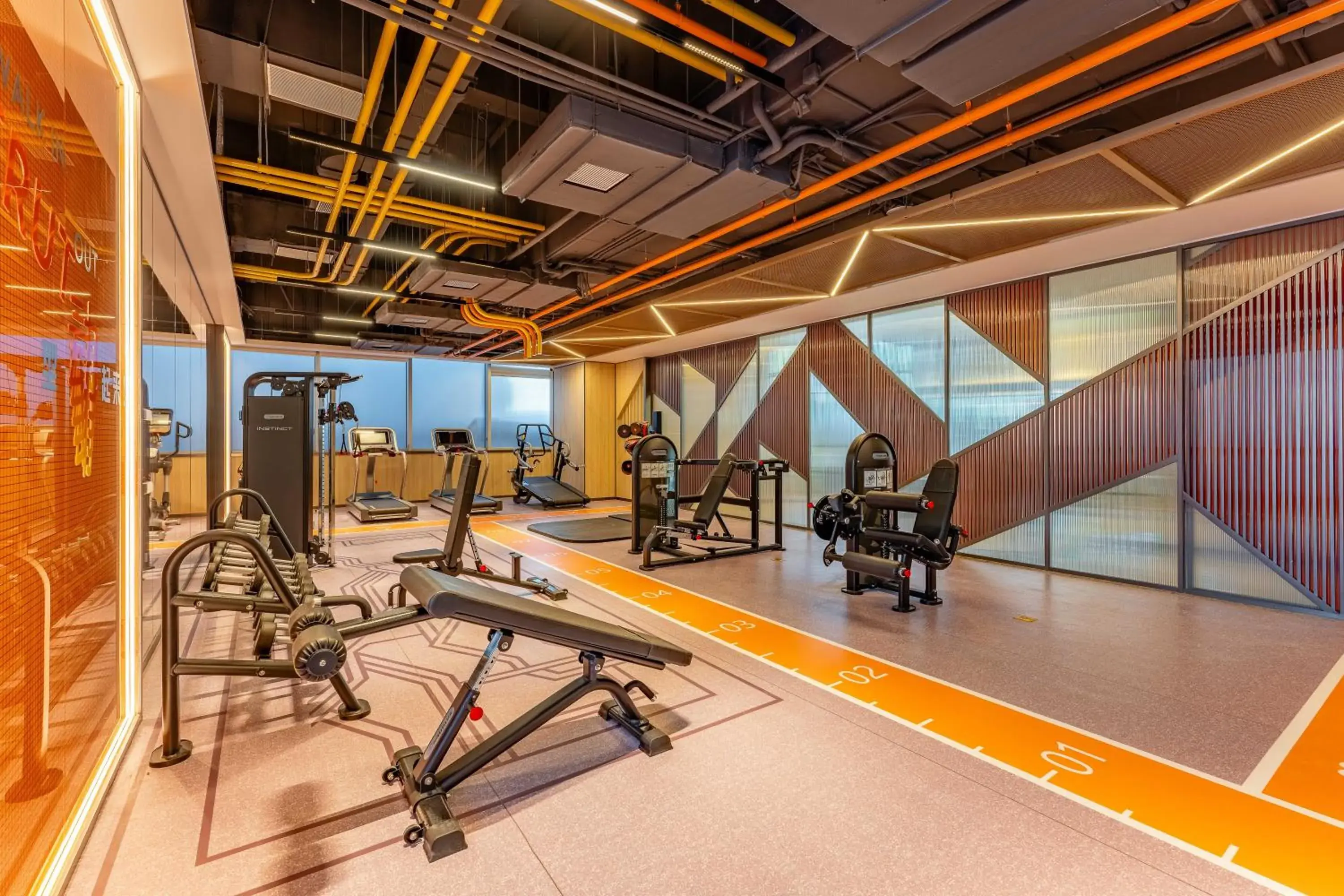 Fitness centre/facilities in EVEN Hotel Qingdao Laoshan - an IHG Hotel Fitness centre/facilities in EVEN Hotel Qingdao Laoshan - an IHG Hotel