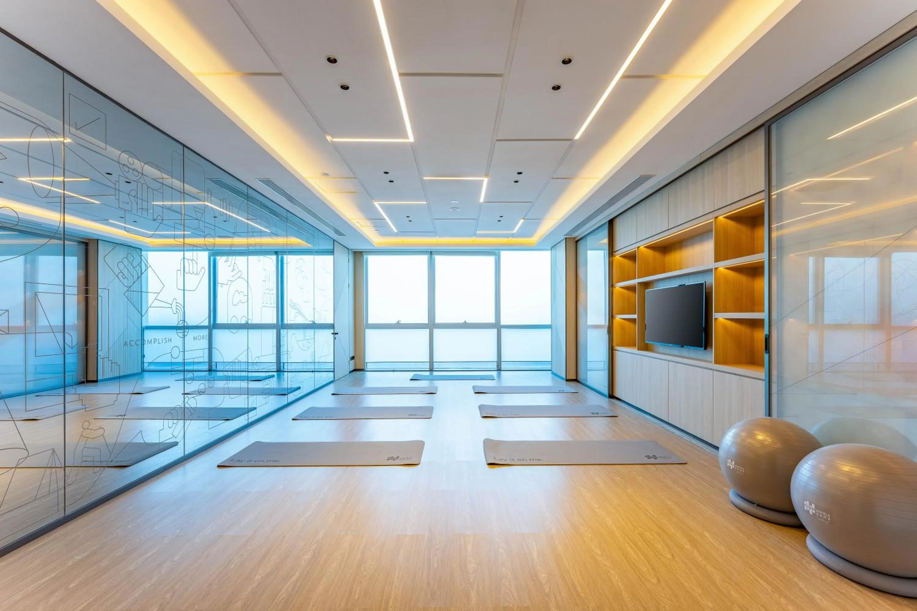 Fitness centre/facilities in EVEN Hotel Qingdao Laoshan - an IHG Hotel