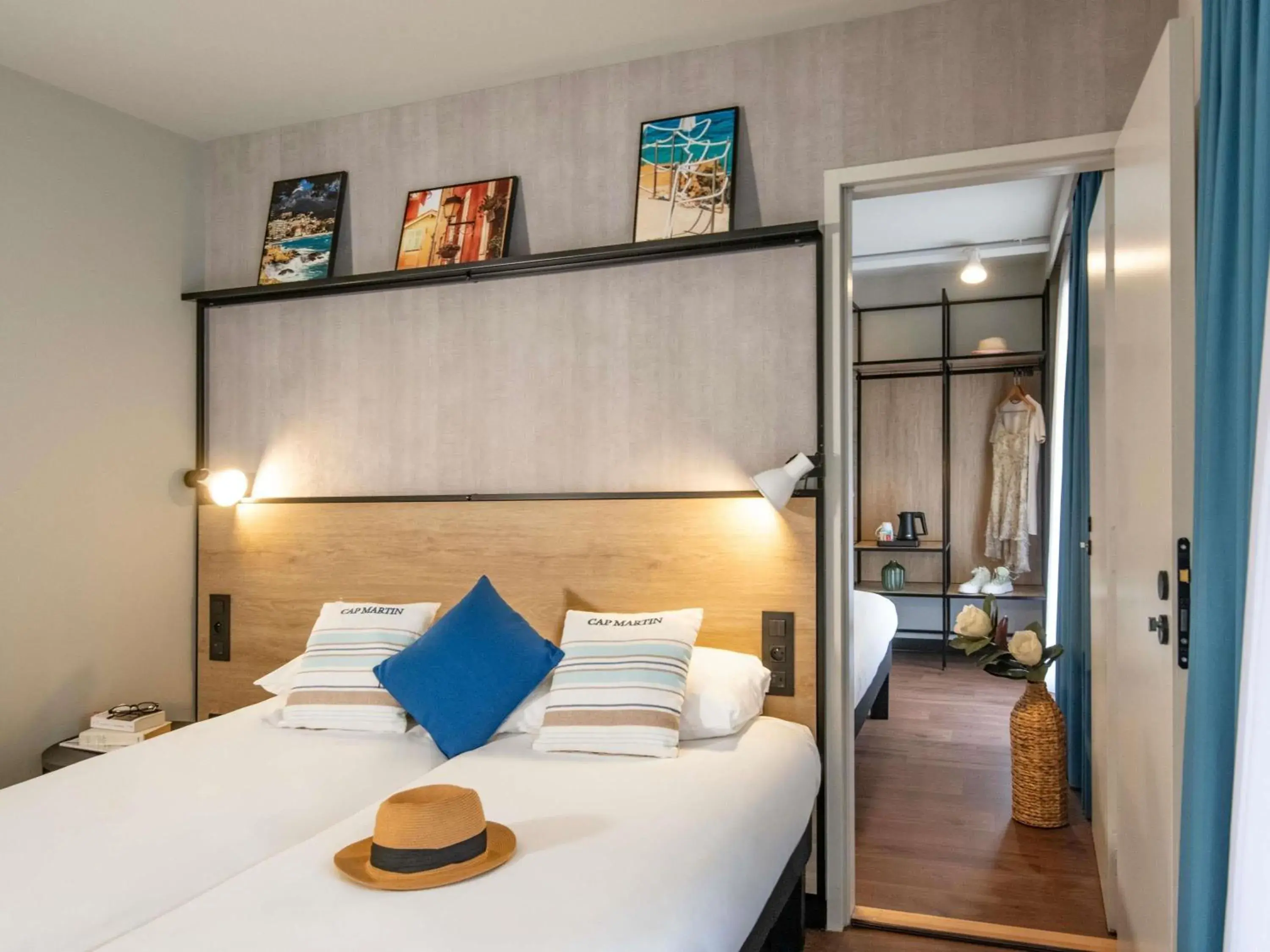 Bedroom, Bed in Ibis Roquebrune Cap Martin Menton Bedroom, Bed in Ibis Roquebrune Cap Martin Menton