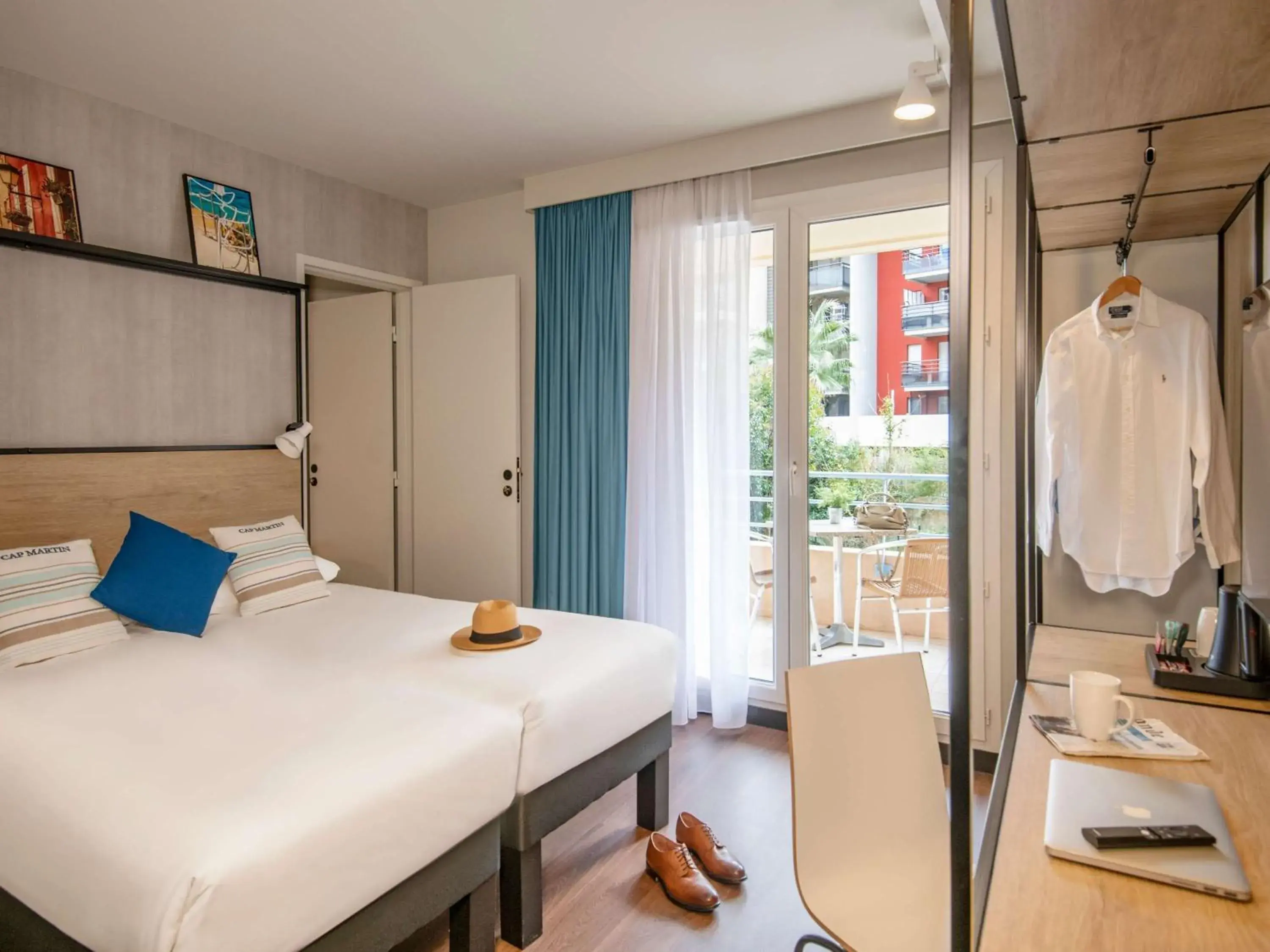 Bedroom, Bed in Ibis Roquebrune Cap Martin Menton Bedroom, Bed in Ibis Roquebrune Cap Martin Menton