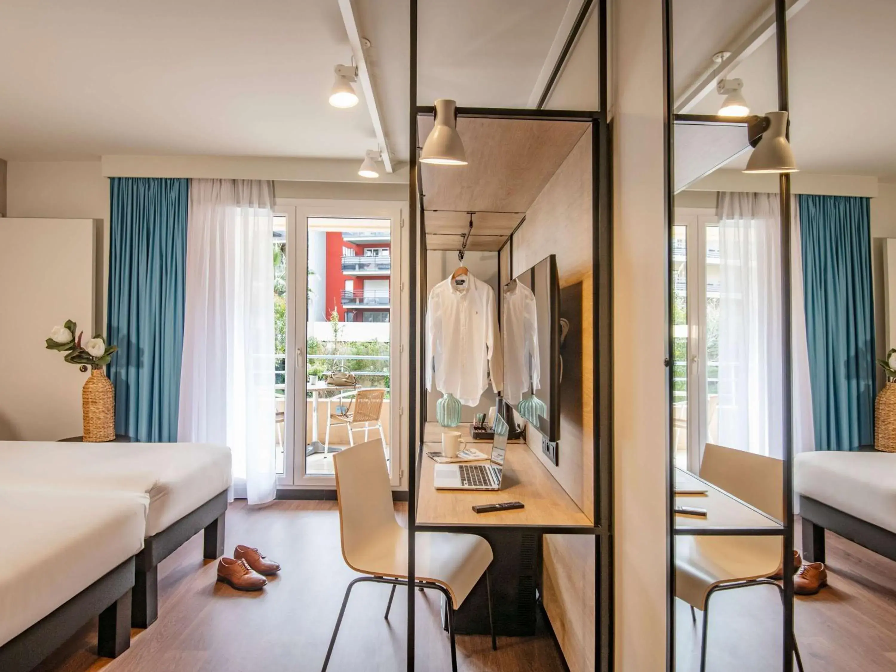 Bedroom, Bed in Ibis Roquebrune Cap Martin Menton Bedroom, Bed in Ibis Roquebrune Cap Martin Menton