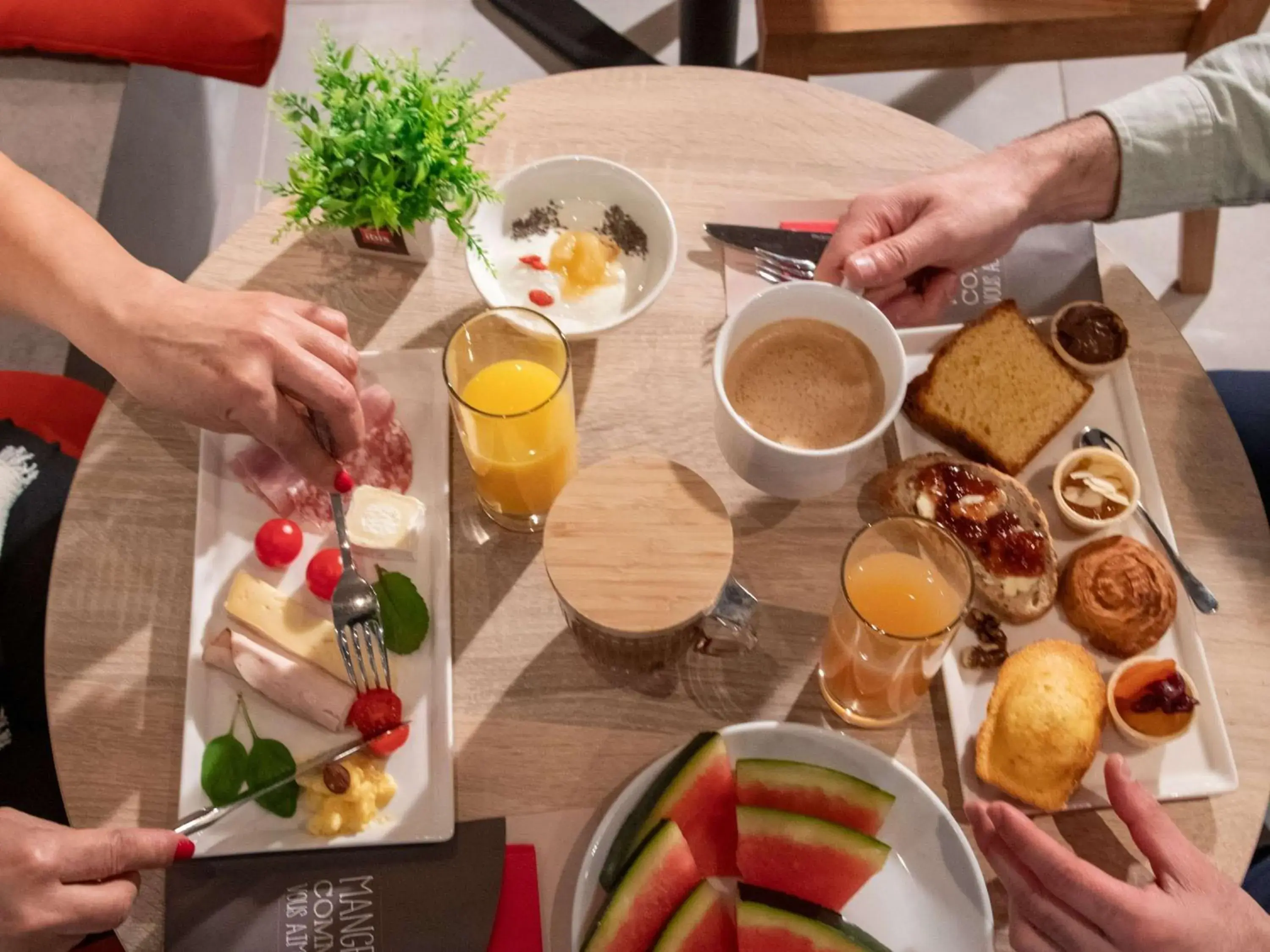 Breakfast in Ibis Roquebrune Cap Martin Menton Breakfast in Ibis Roquebrune Cap Martin Menton