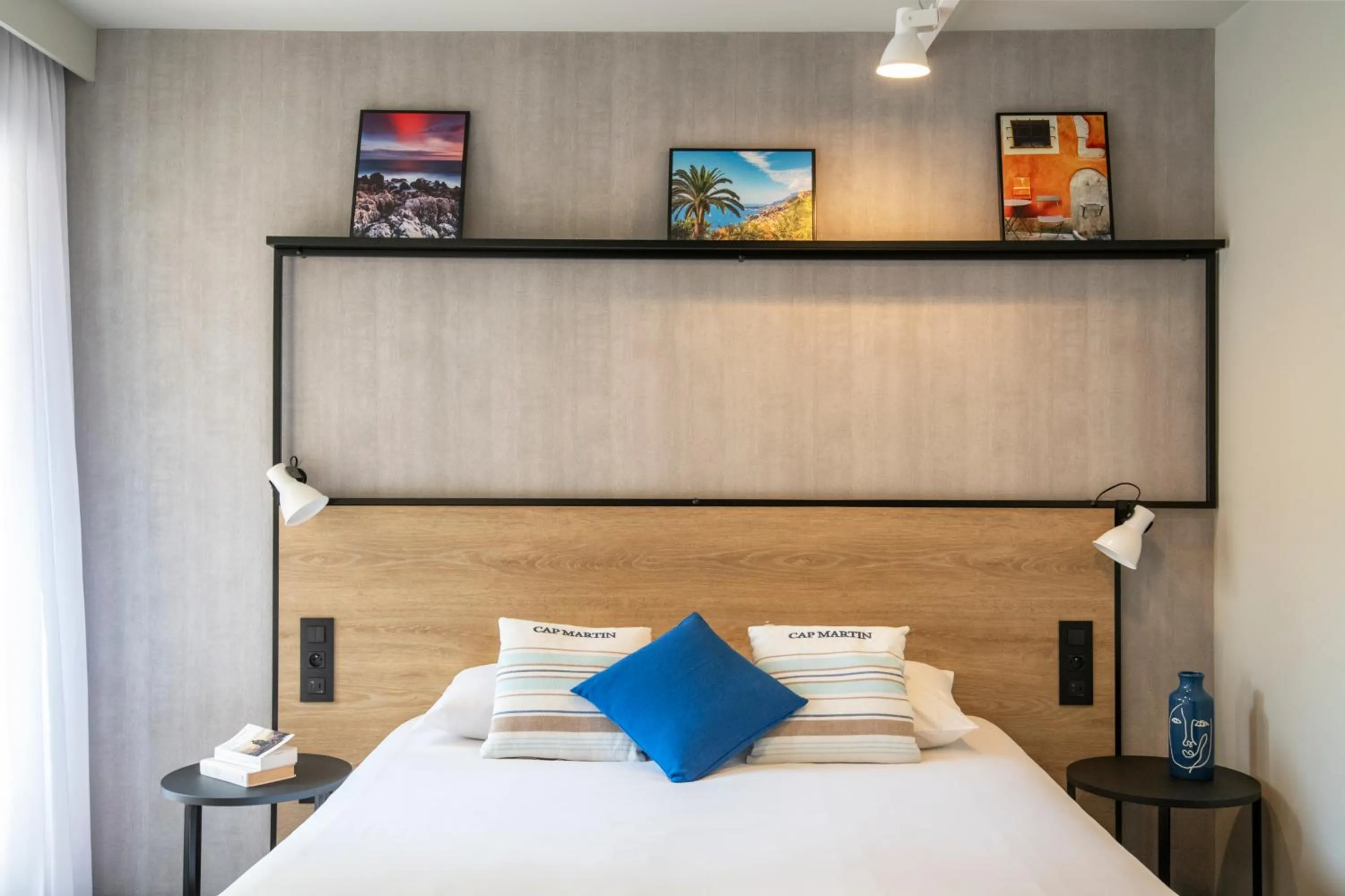 Bed in Ibis Roquebrune Cap Martin Menton