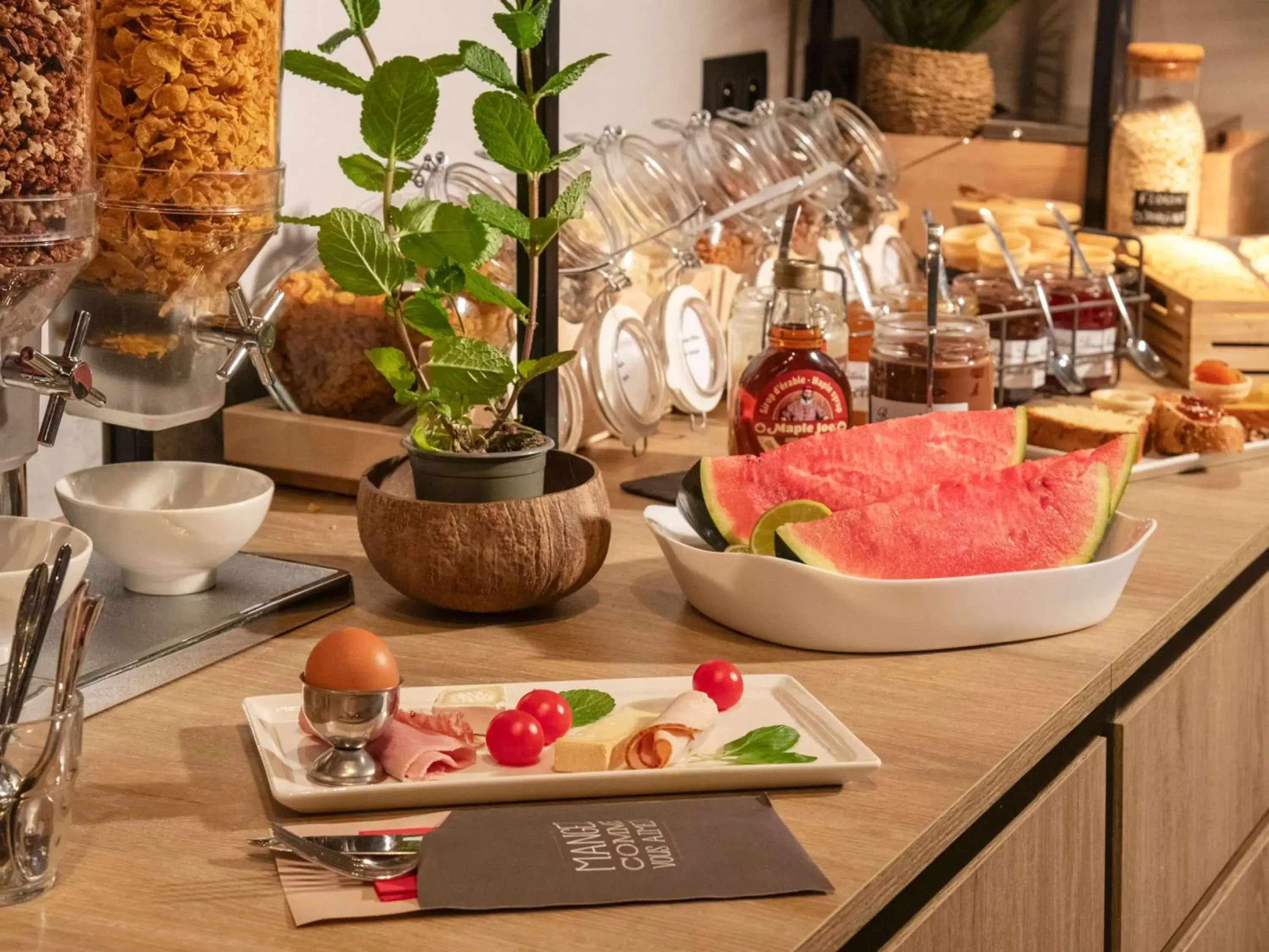 Breakfast in Ibis Roquebrune Cap Martin Menton Breakfast in Ibis Roquebrune Cap Martin Menton