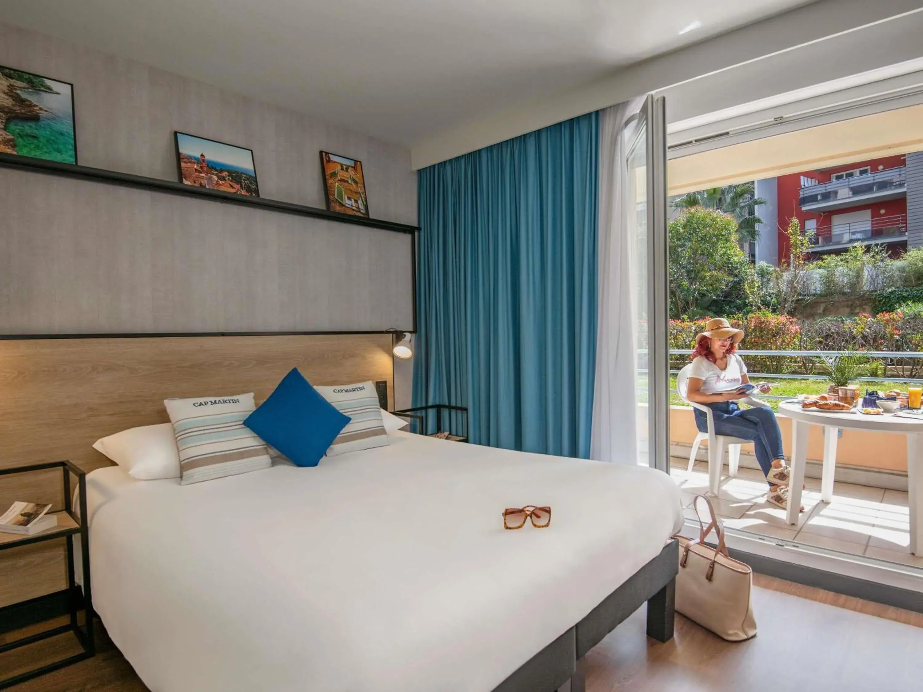 Bedroom, Bed in Ibis Roquebrune Cap Martin Menton Bedroom, Bed in Ibis Roquebrune Cap Martin Menton