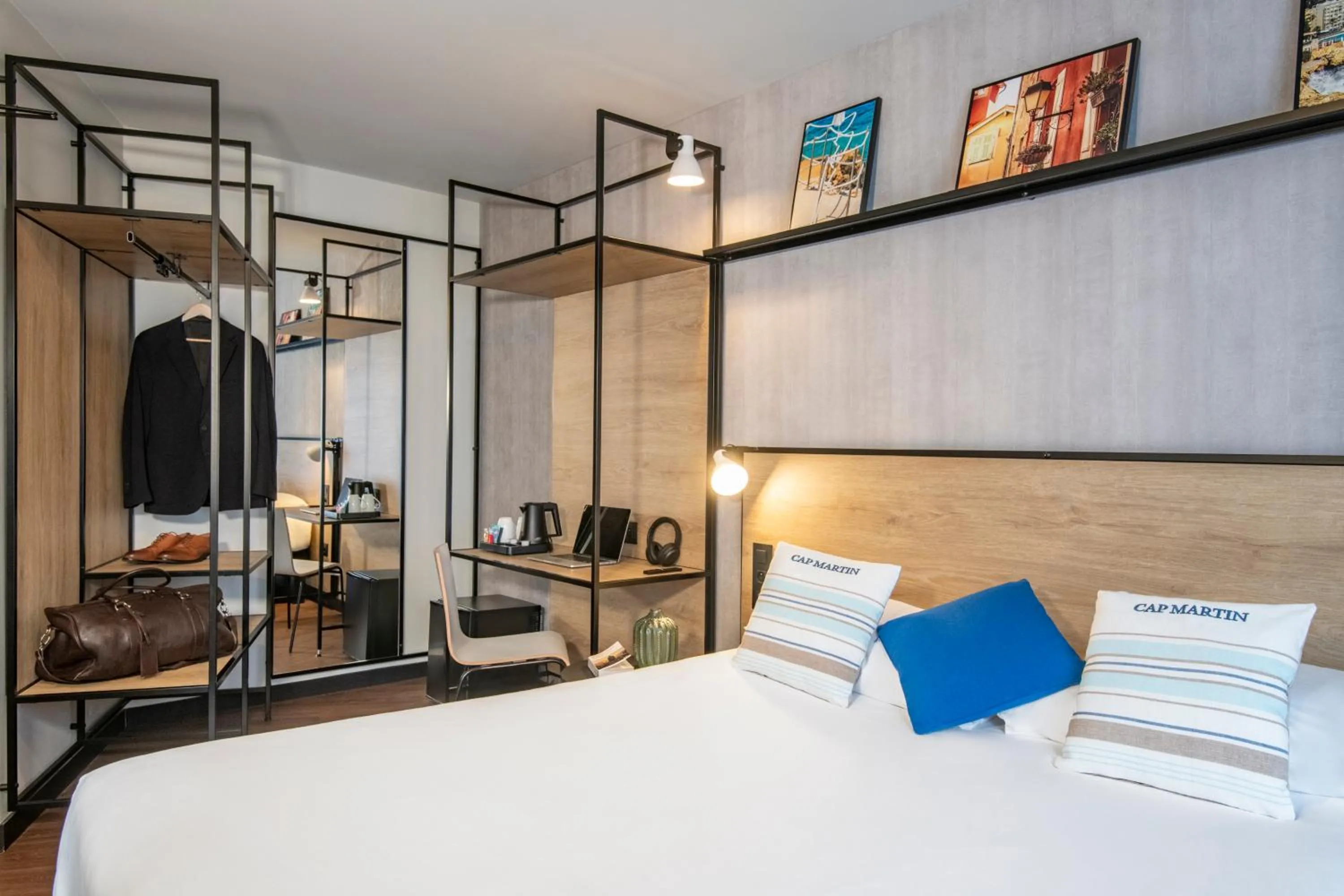 Bed in Ibis Roquebrune Cap Martin Menton