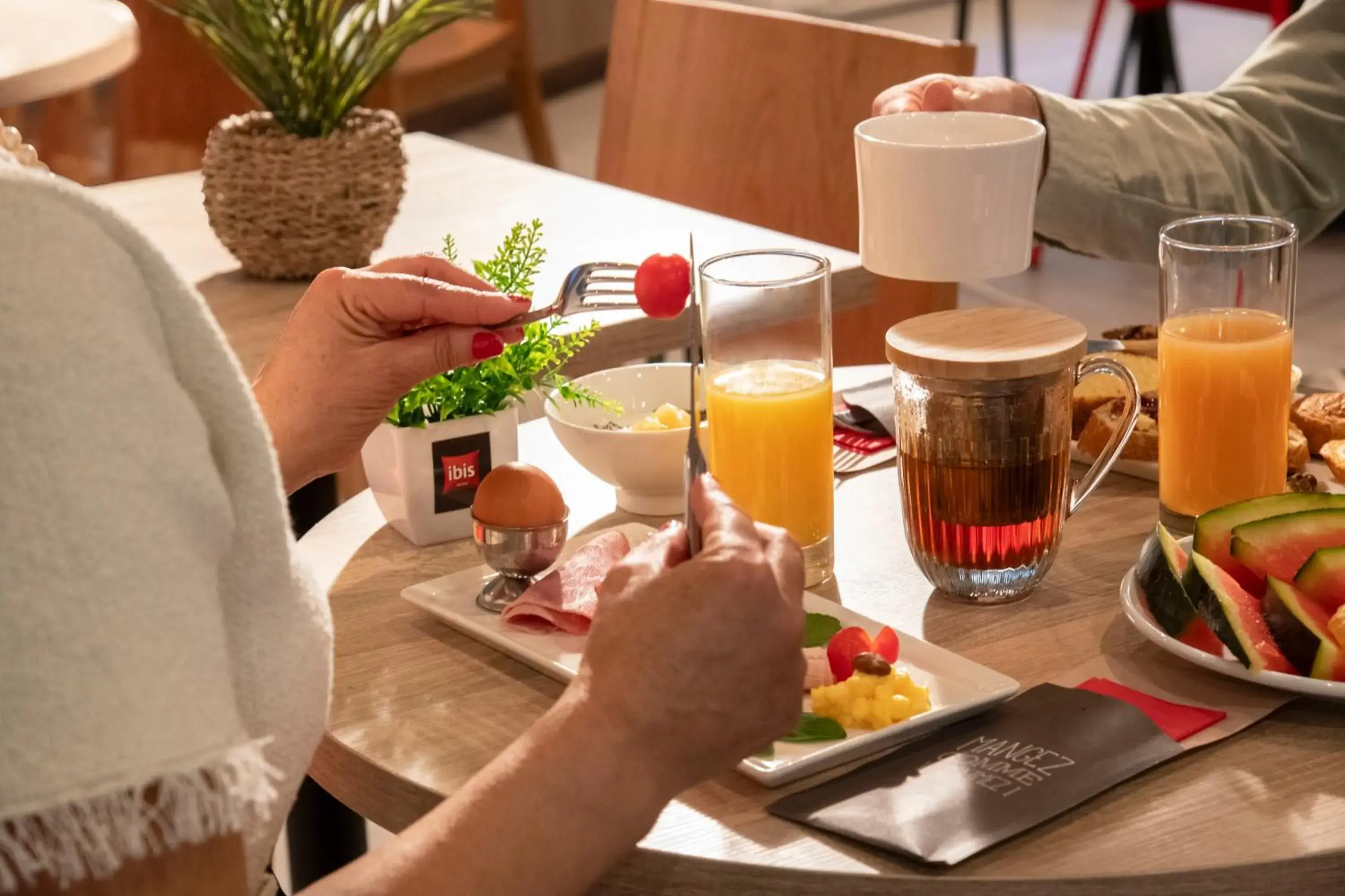 Breakfast in Ibis Roquebrune Cap Martin Menton Breakfast in Ibis Roquebrune Cap Martin Menton